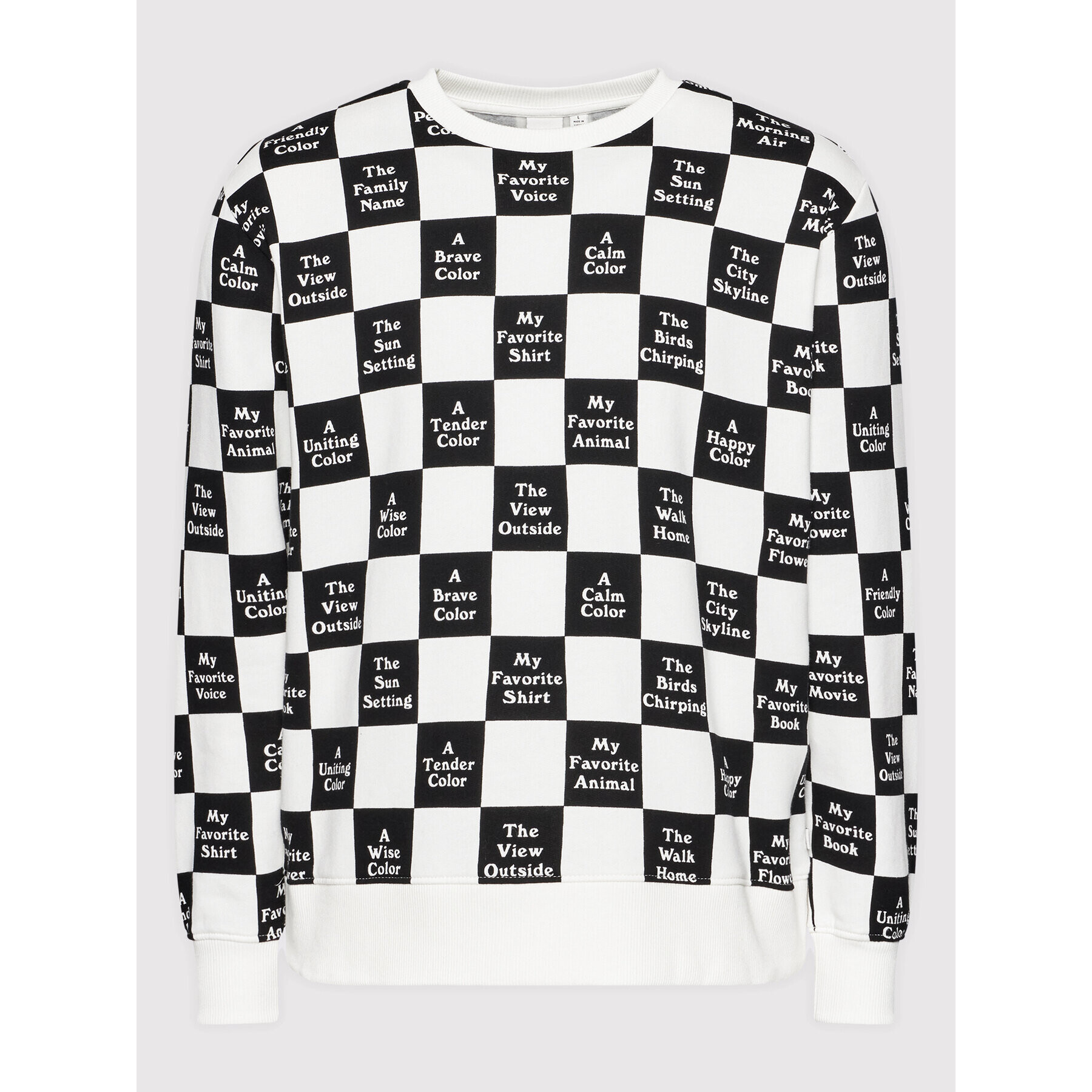 Vans Bluză Checkerboard Day Check VN0A5LJJ Alb Regular Fit - Pled.ro