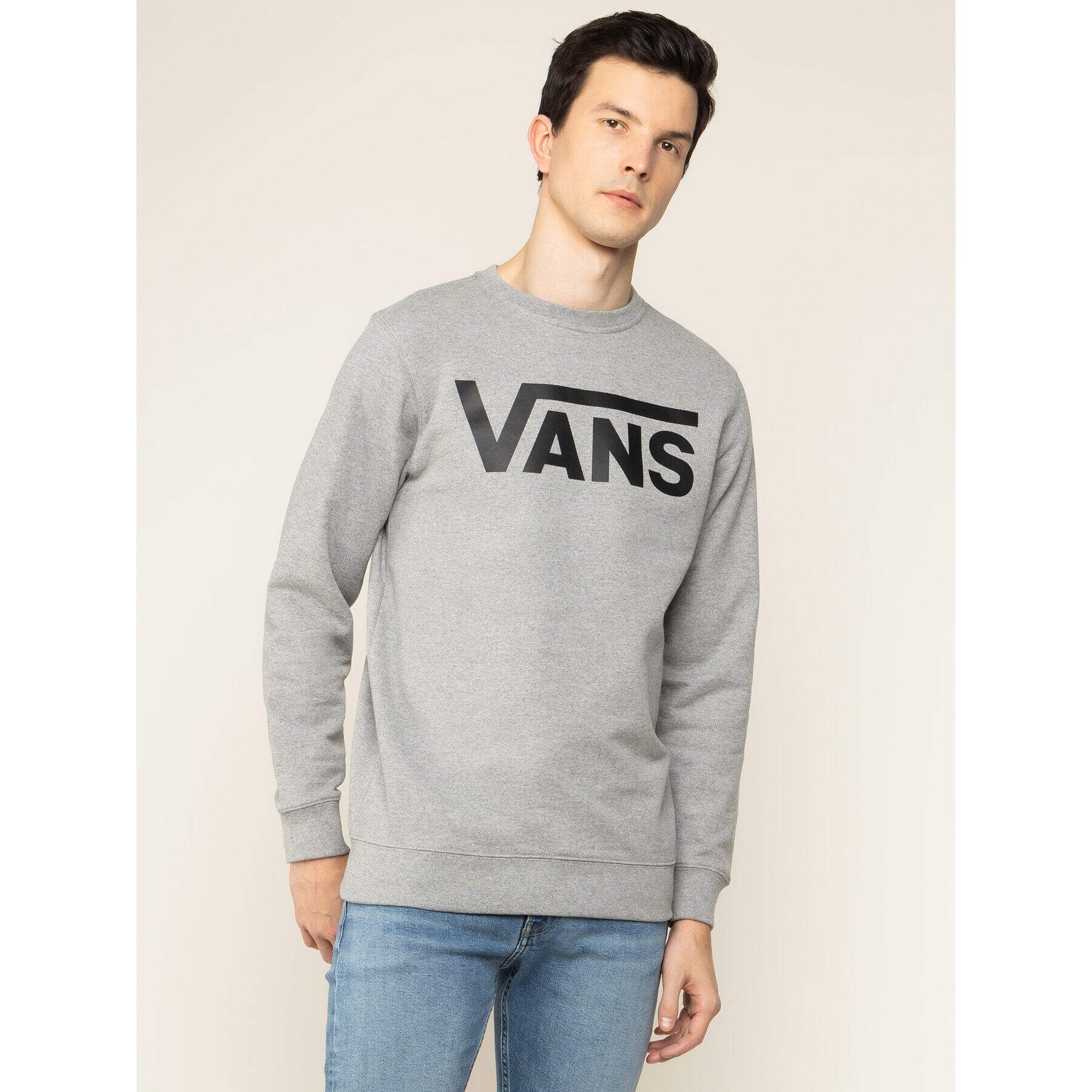 Vans Bluză Classic Crew II VN0A456AADY1 Gri Regular Fit - Pled.ro