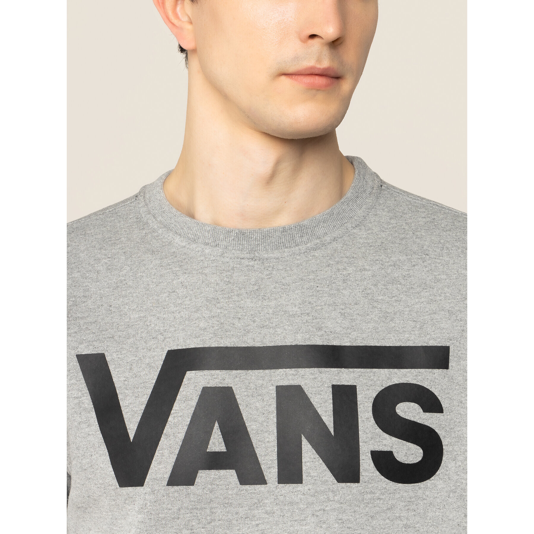 Vans Bluză Classic Crew II VN0A456AADY1 Gri Regular Fit - Pled.ro