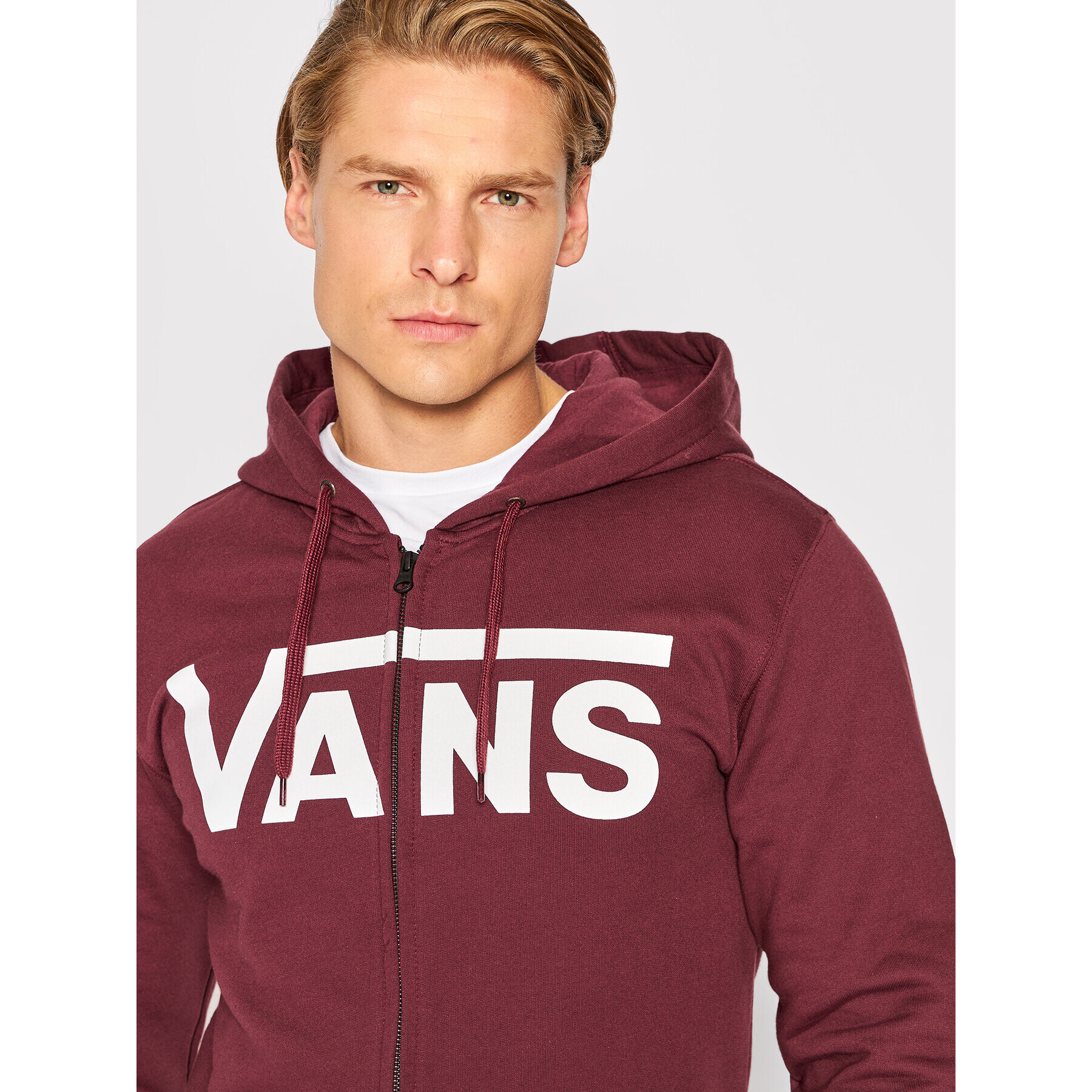 Vans Bluză Classic VN0A456C Vișiniu Regular Fit - Pled.ro