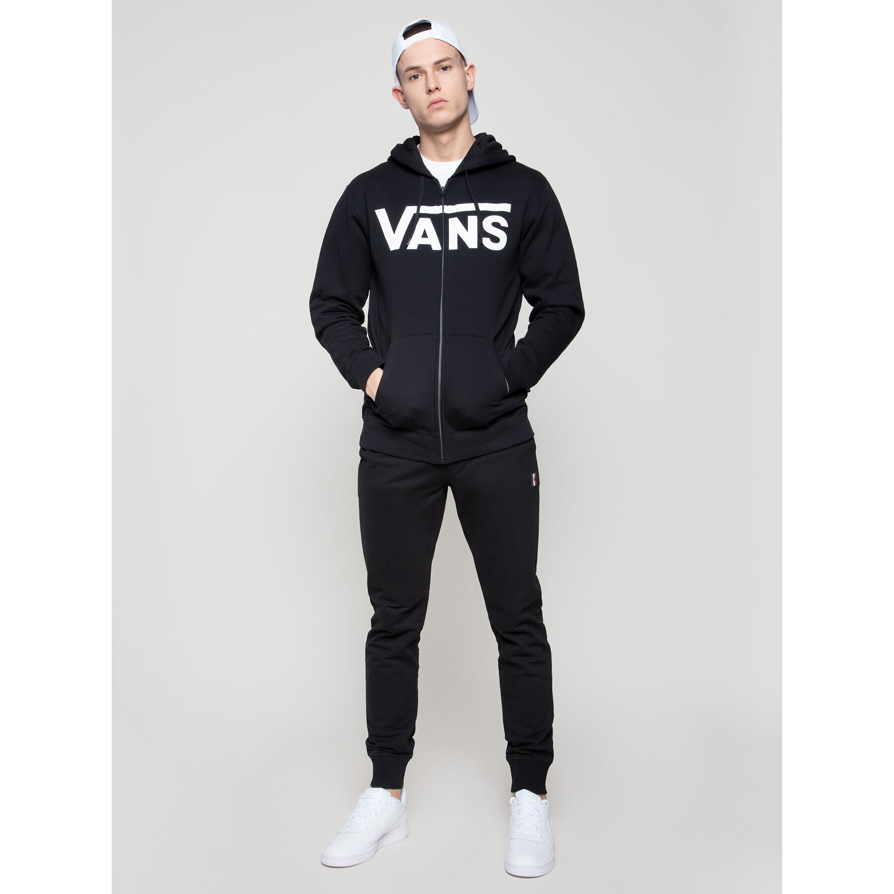 Vans Bluză Classic VN0A456CY281 Negru Regular Fit - Pled.ro