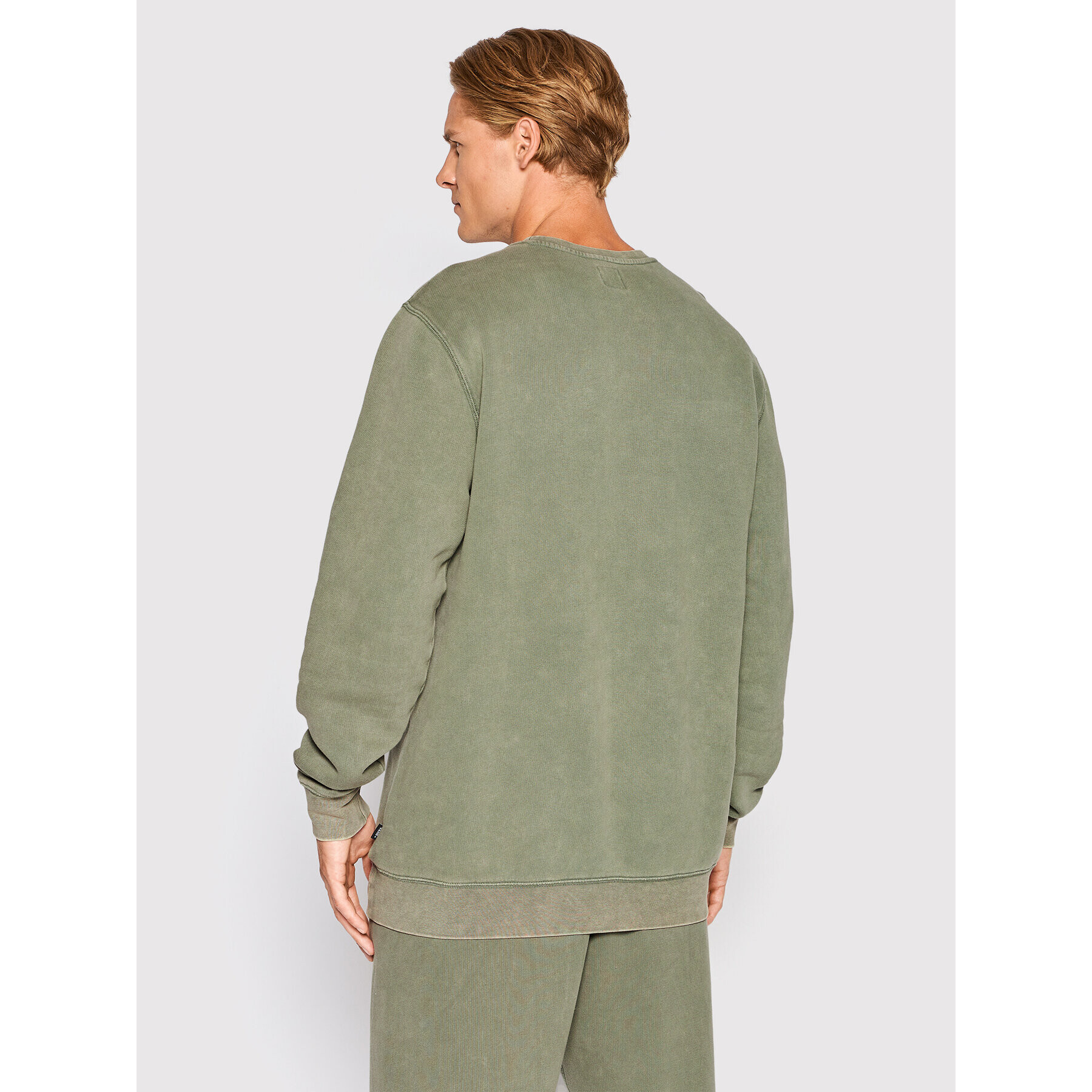 Vans Bluză ComfyCush Wash Crew VN00062T Verde Relaxed Fit - Pled.ro