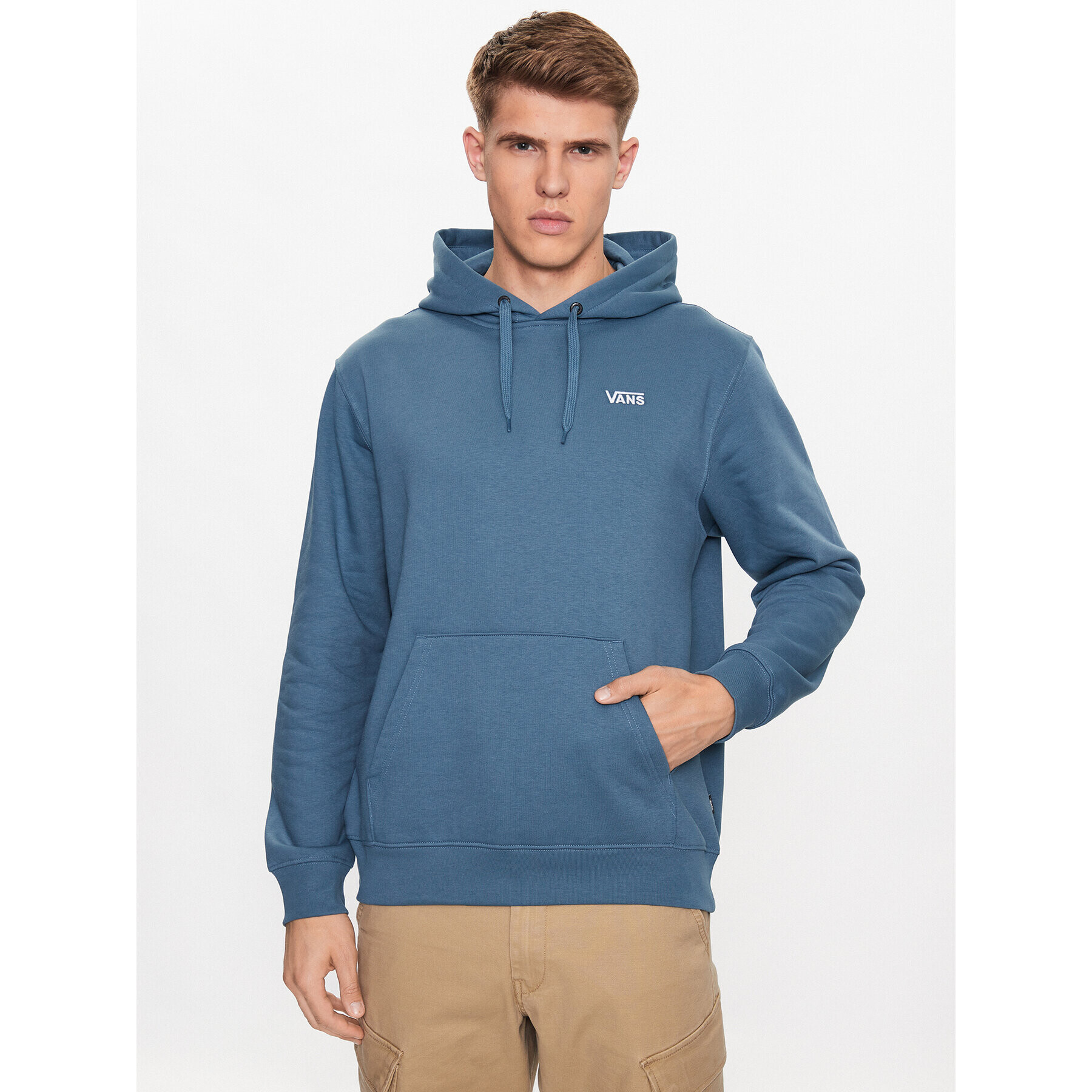 Vans Bluză Core Basic Po Fleece VN0A7YDV Albastru Classic Fit - Pled.ro