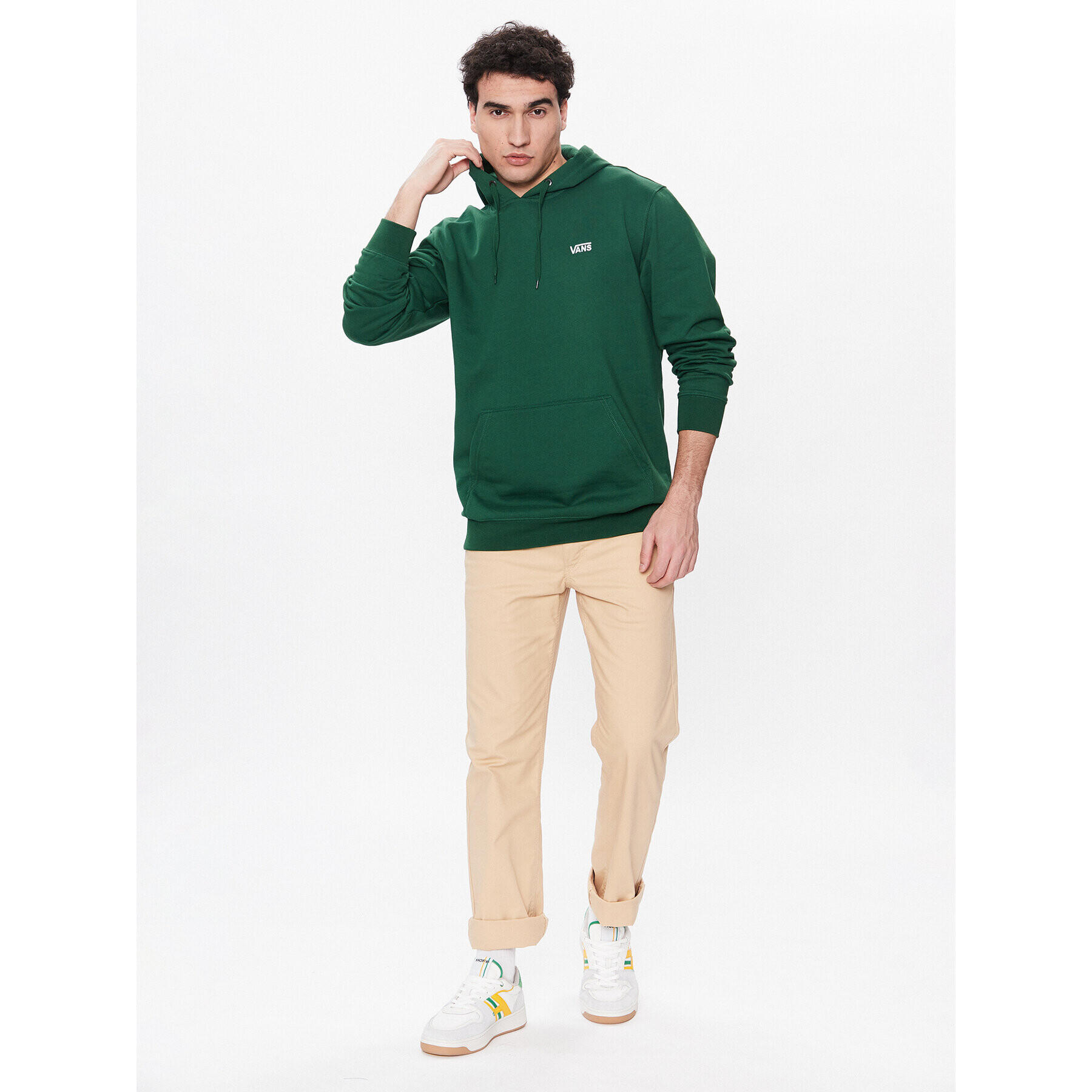 Vans Bluză Core Basic Po VN0A7YDV Verde Regular Fit - Pled.ro