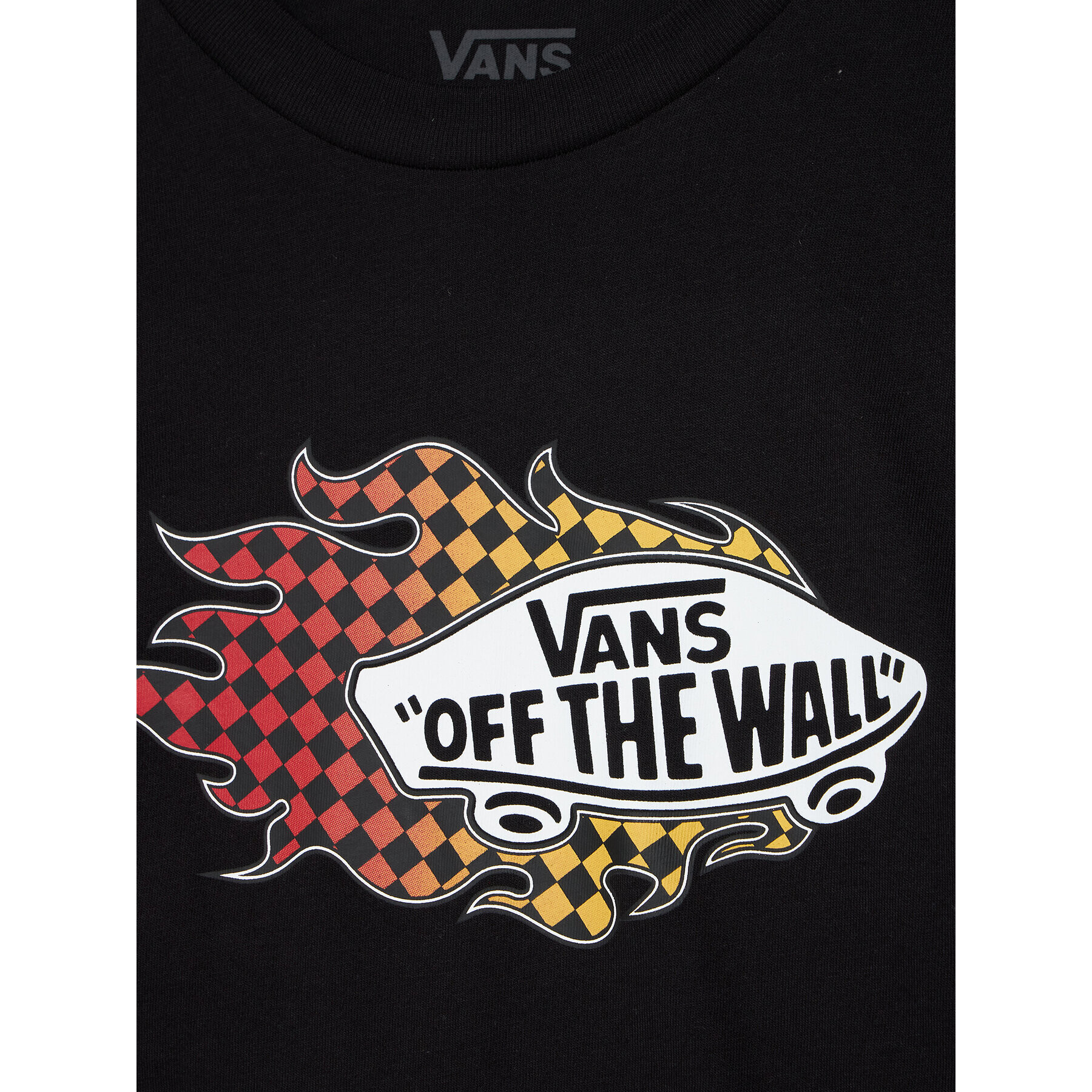 Vans Bluză Flame VN0A7TV1 Negru Classic Fit - Pled.ro