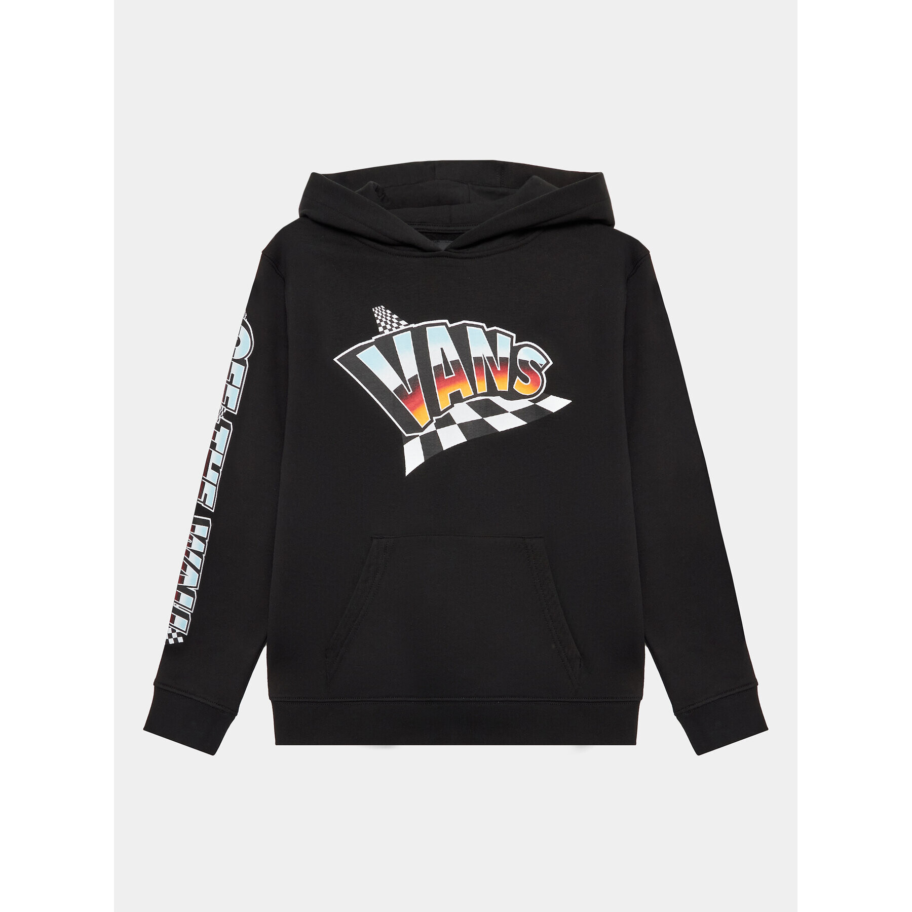 Vans Bluză Hole Shot Po VN00087W Negru Regular Fit - Pled.ro