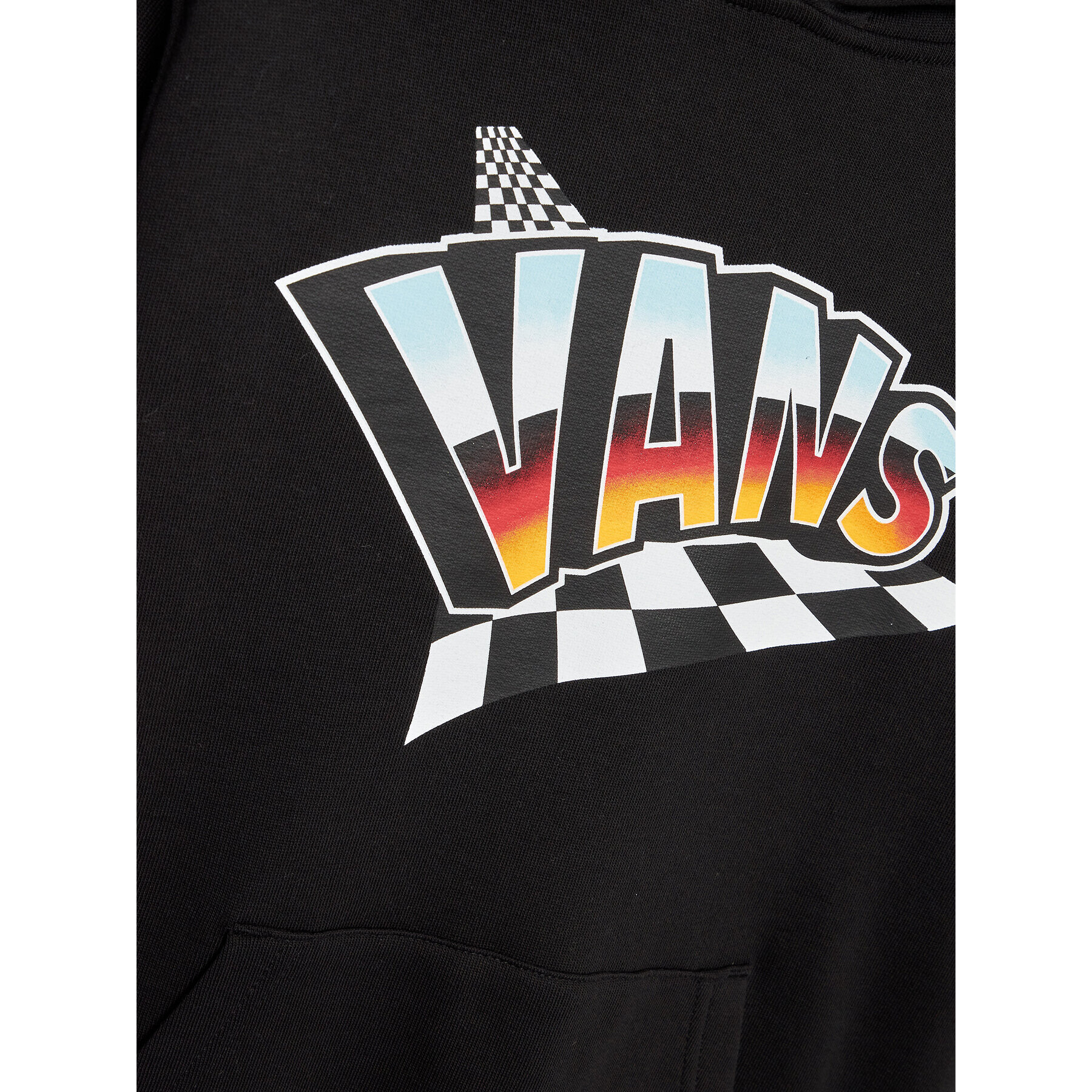 Vans Bluză Hole Shot Po VN00087W Negru Regular Fit - Pled.ro