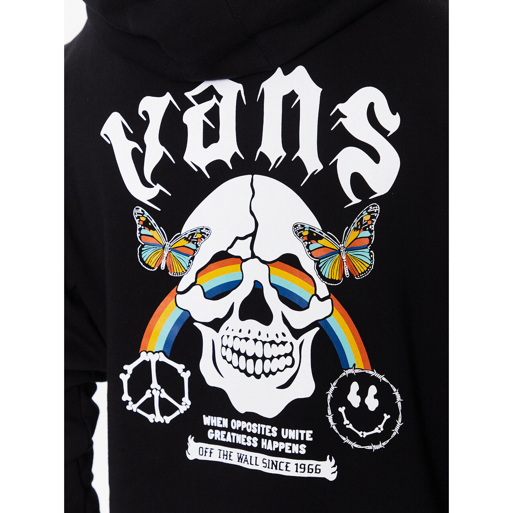 Vans Bluză Opposite Unite VN0007W9 Negru Regular Fit - Pled.ro