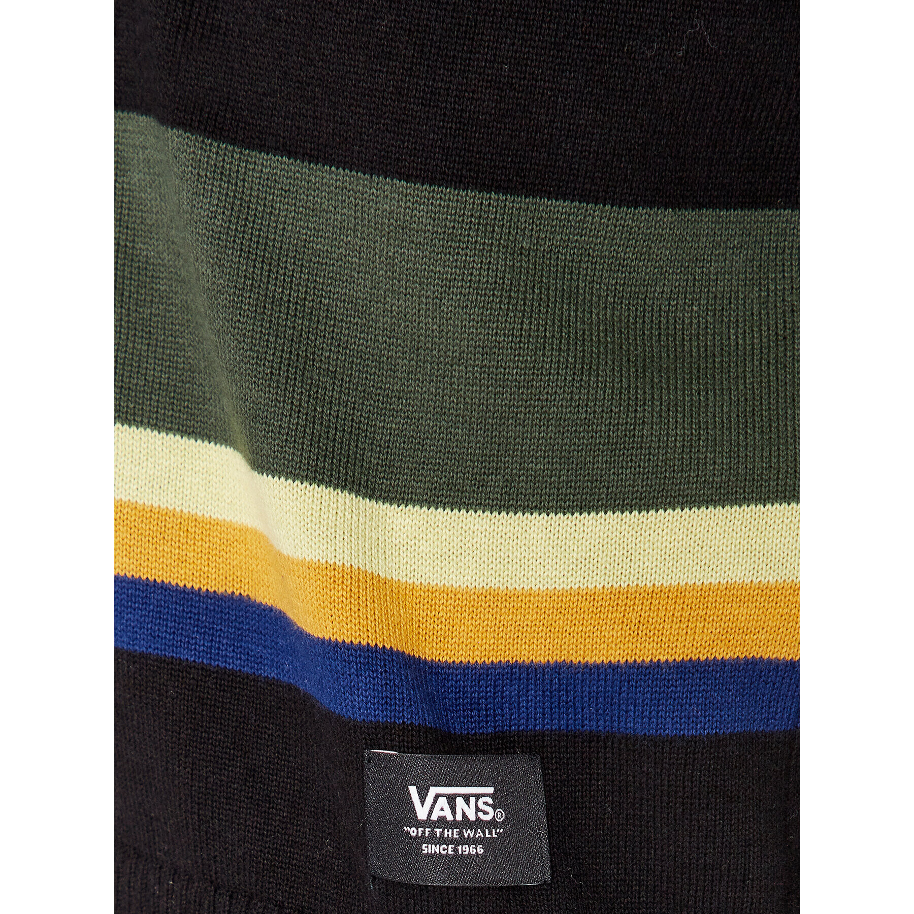 Vans Bluză Tacuba Stripe Crew Sweater VN000F50CM31 Negru Regular Fit - Pled.ro