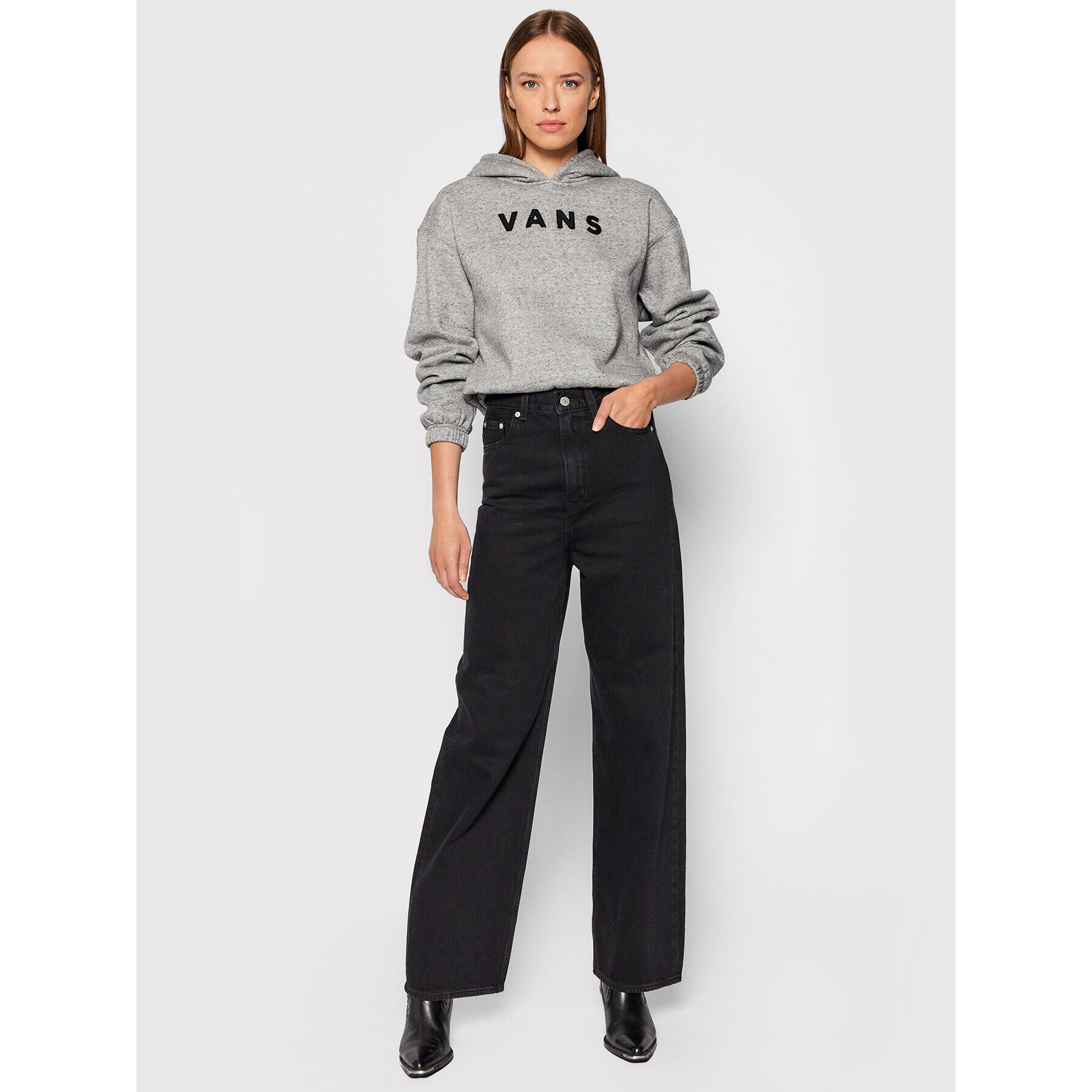 Vans Bluză Well Suited VN0A5JMY Gri Regular Fit - Pled.ro