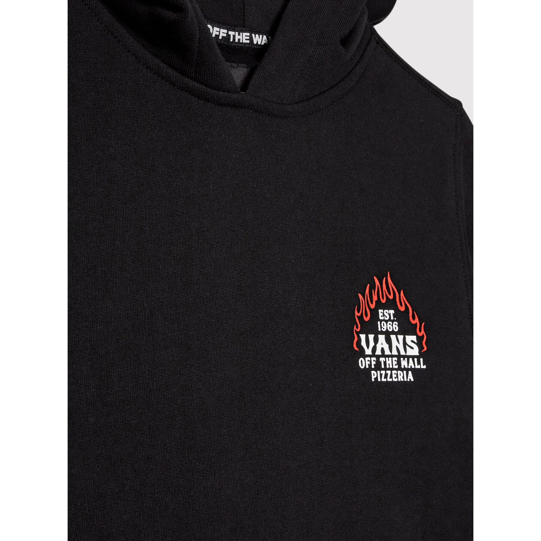 Vans Bluză Pizzeria VN000022 Negru Regular Fit - Pled.ro