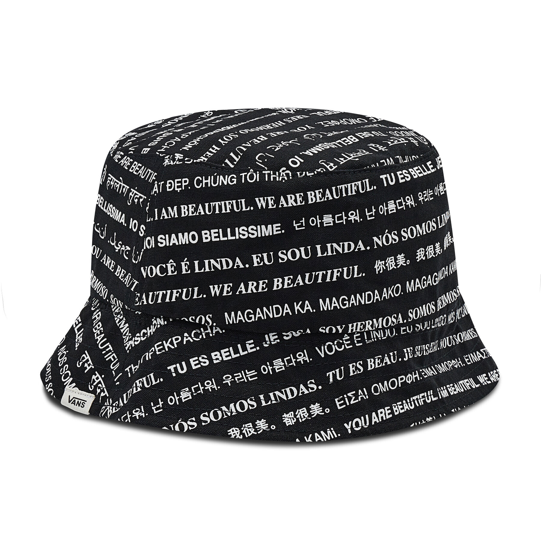 Vans Bucket Hat We Are Beautiful VN0A5DR8ZU41 Negru - Pled.ro