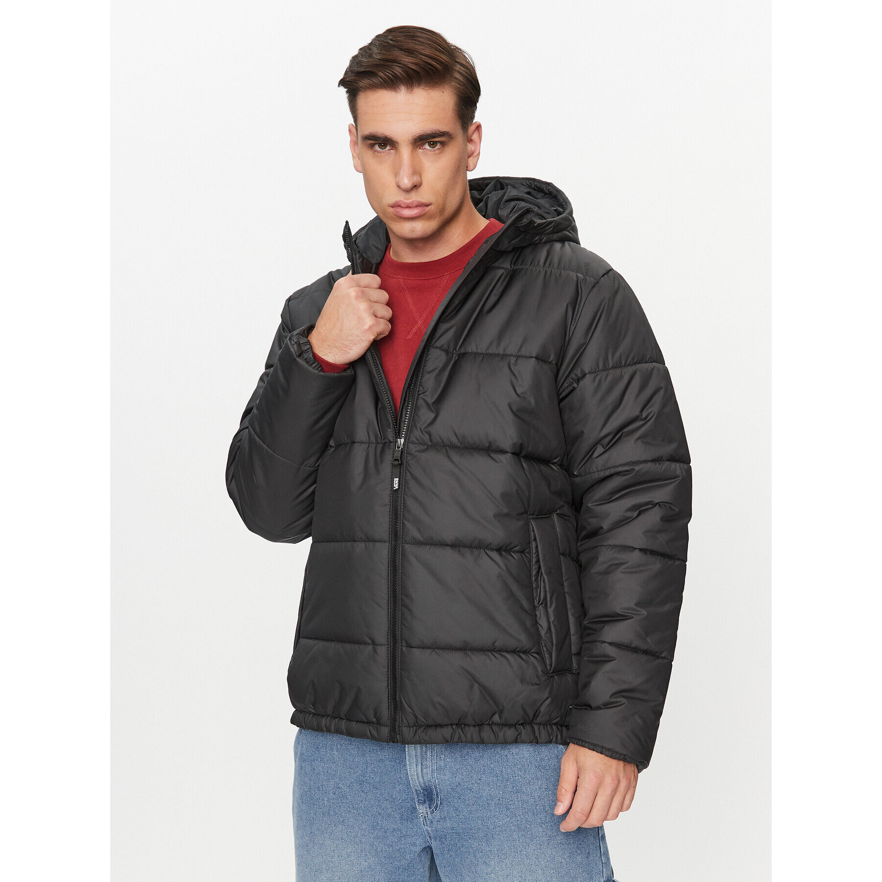 Vans Geacă din puf Norris Mte 1 Puffer Jacket VN0008GB Negru Regular Fit - Pled.ro