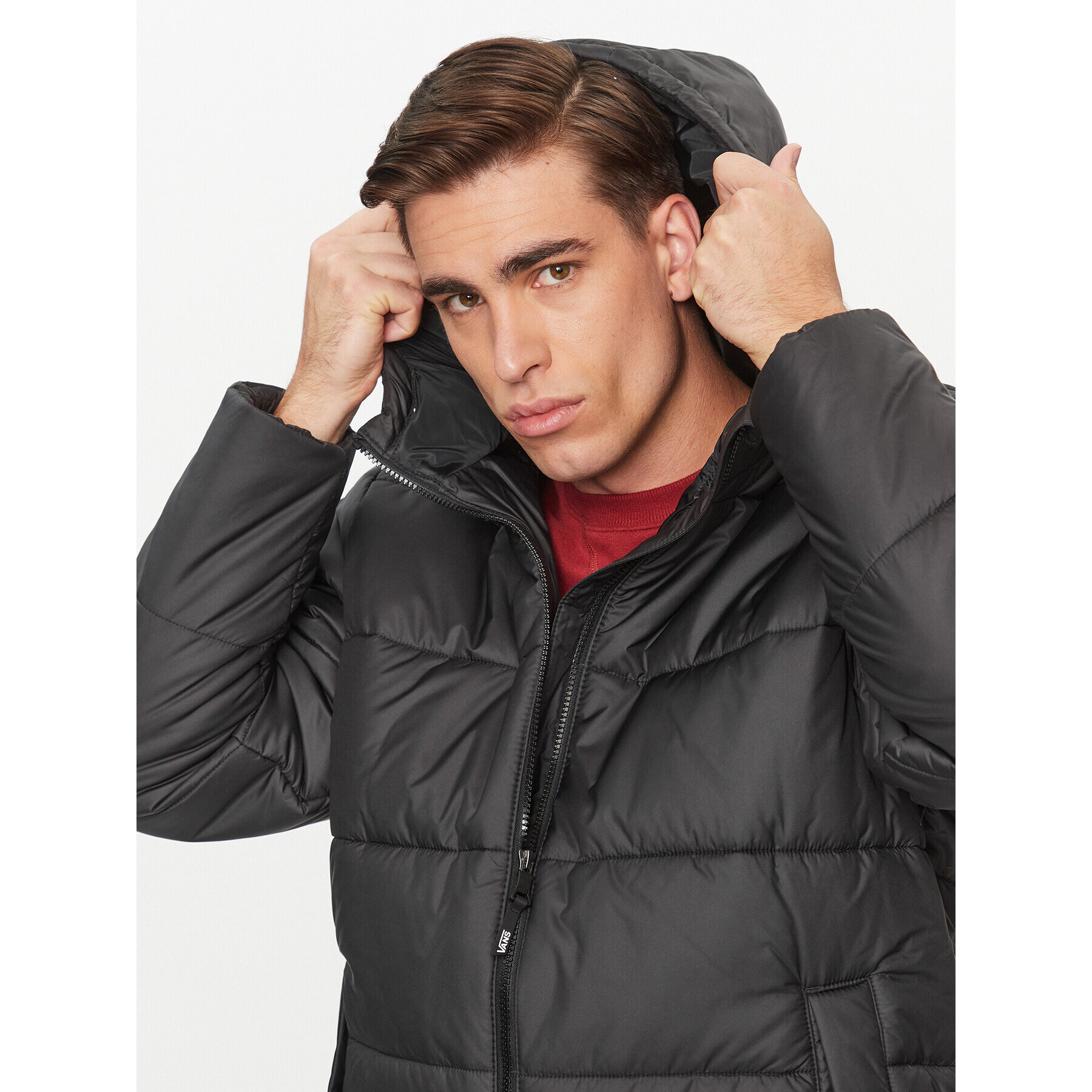 Vans Geacă din puf Norris Mte 1 Puffer Jacket VN0008GB Negru Regular Fit - Pled.ro