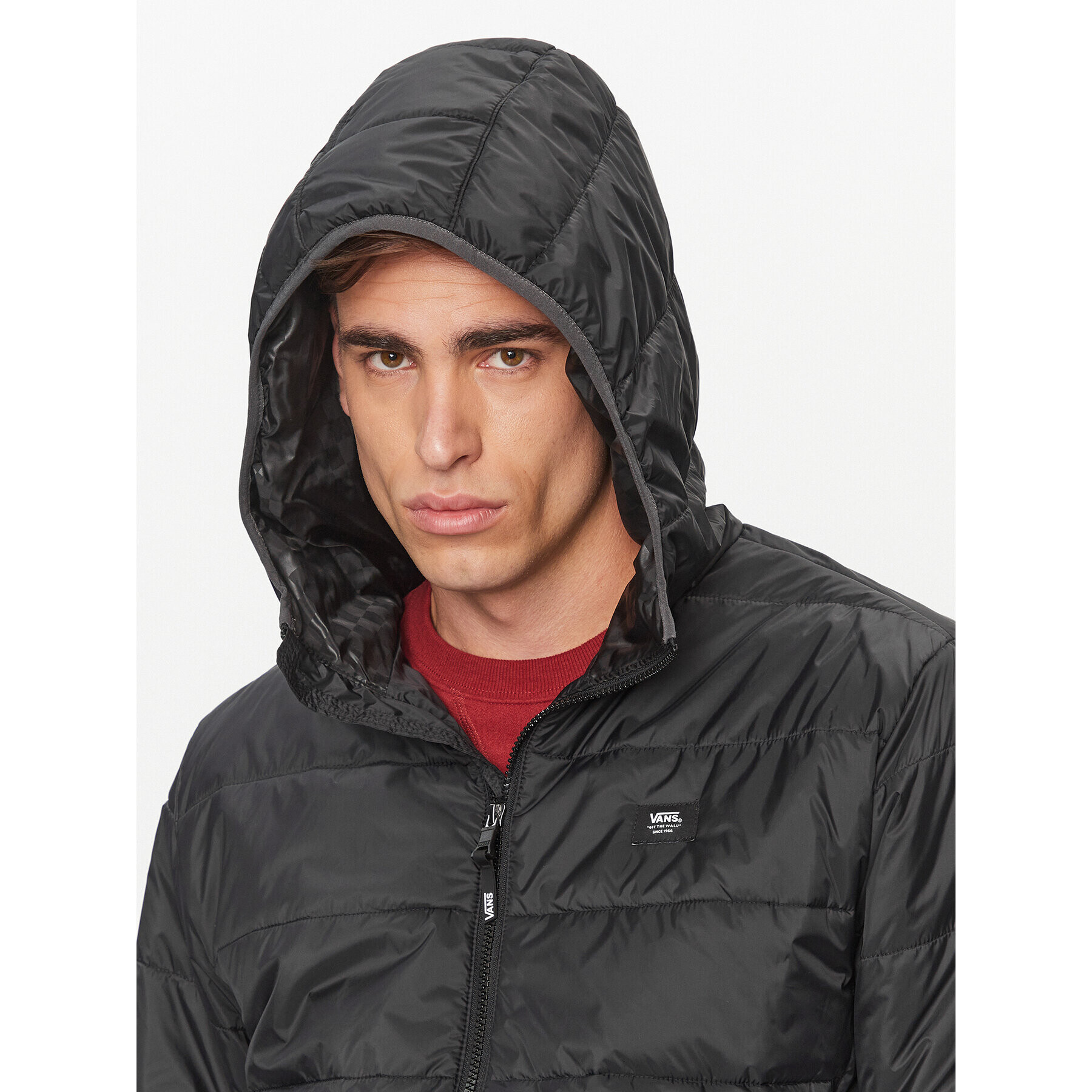 Vans Geacă din puf Prospect Mte-1 Puffer Jacket VN0A7S8H Negru Regular Fit - Pled.ro