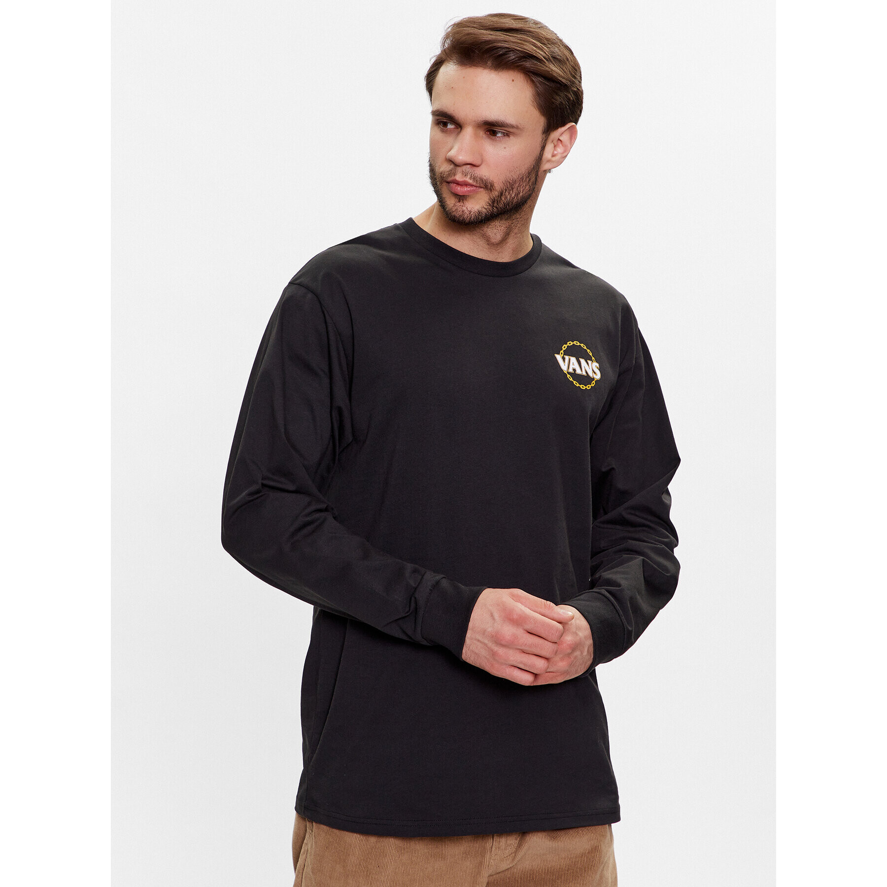 Vans Longsleeve Chain VN000042 Negru Regular Fit - Pled.ro