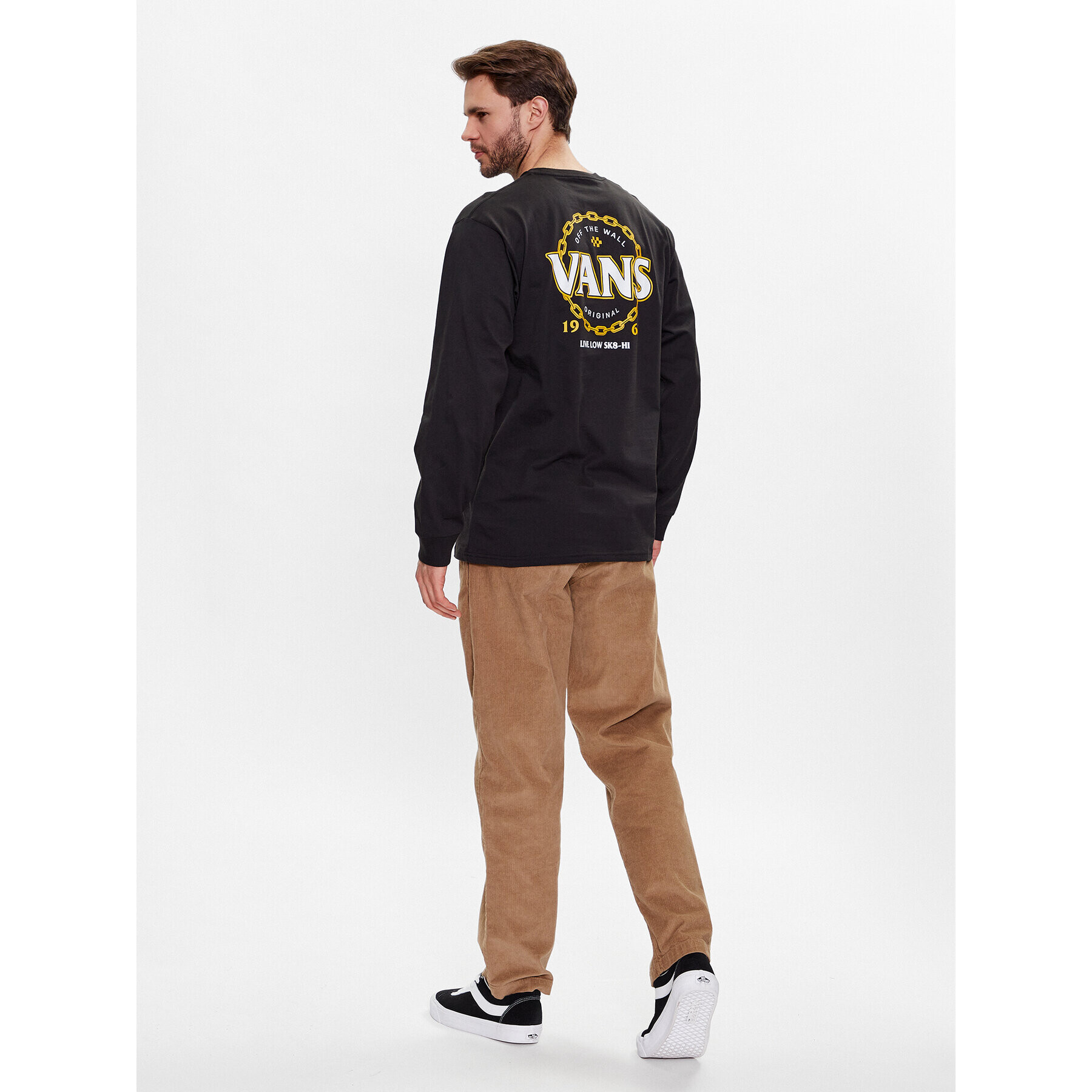 Vans Longsleeve Chain VN000042 Negru Regular Fit - Pled.ro