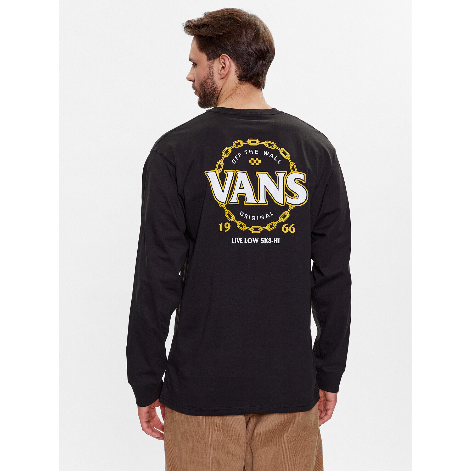 Vans Longsleeve Chain VN000042 Negru Regular Fit - Pled.ro