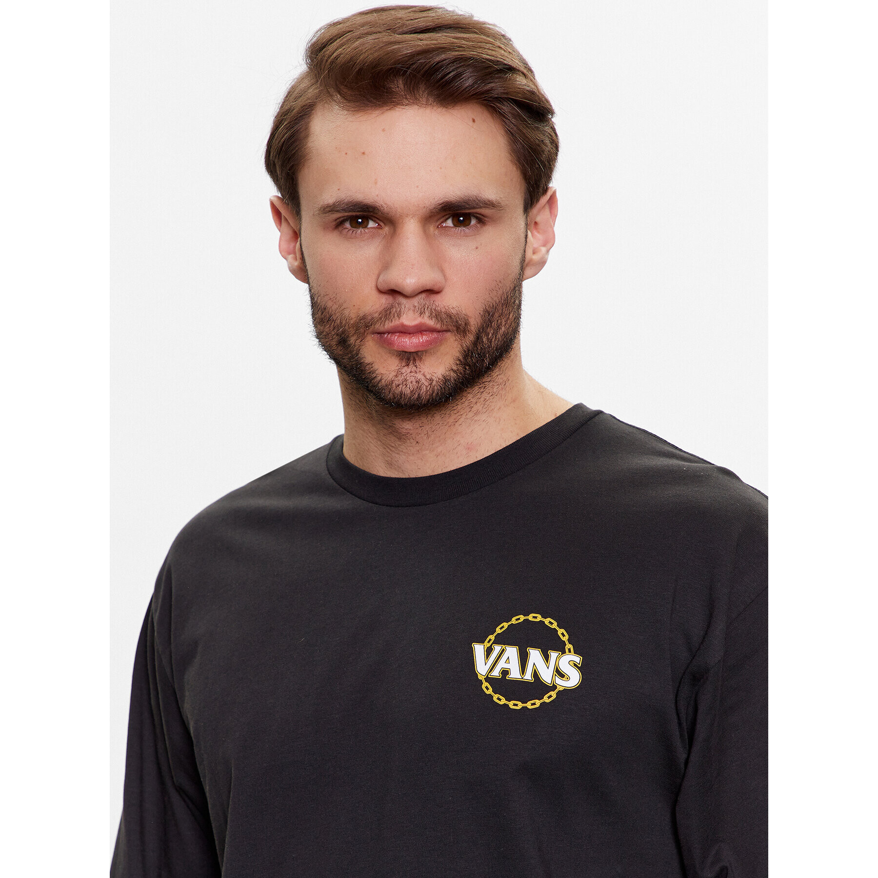 Vans Longsleeve Chain VN000042 Negru Regular Fit - Pled.ro