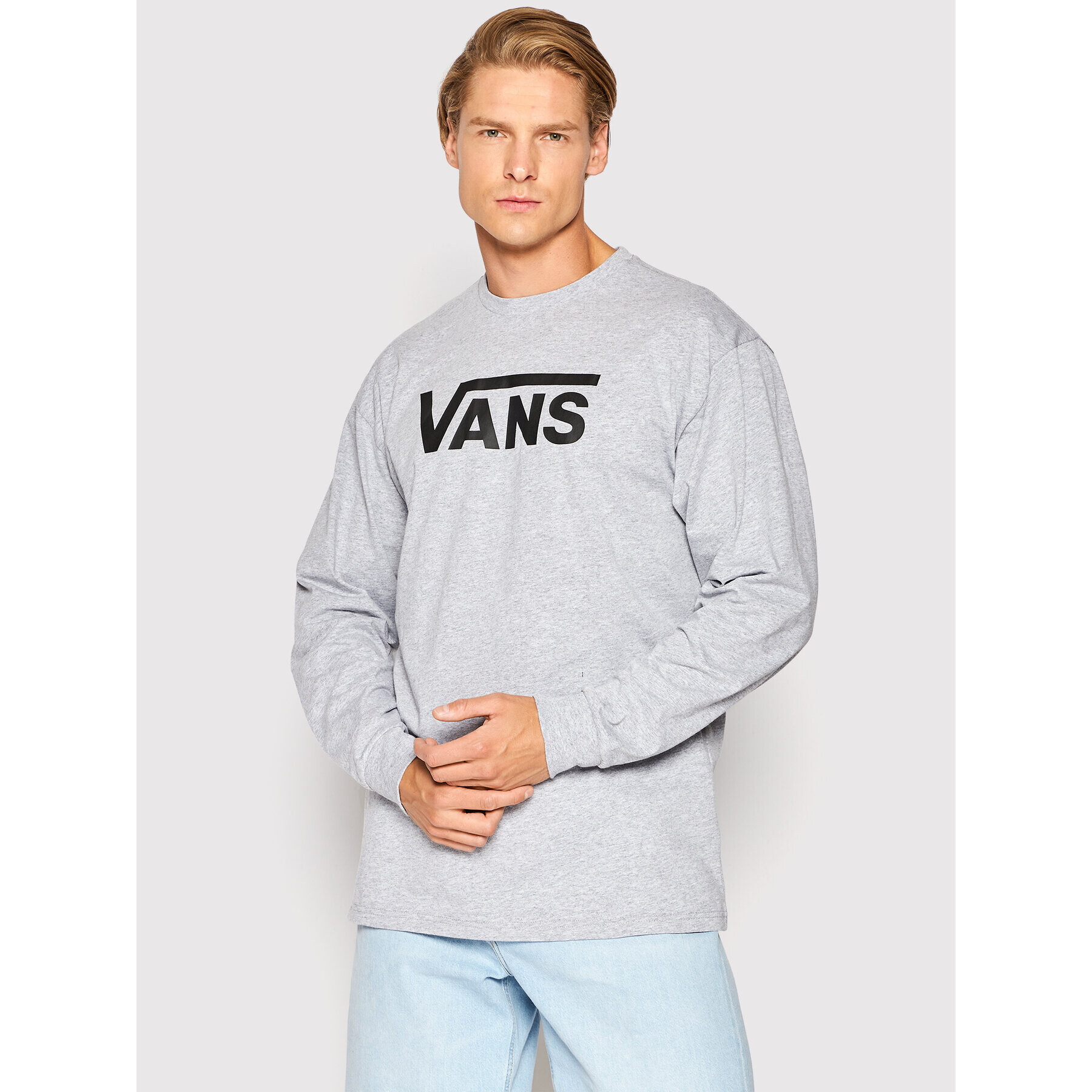 Vans Longsleeve Classic VN000K6H Gri Classic Fit - Pled.ro