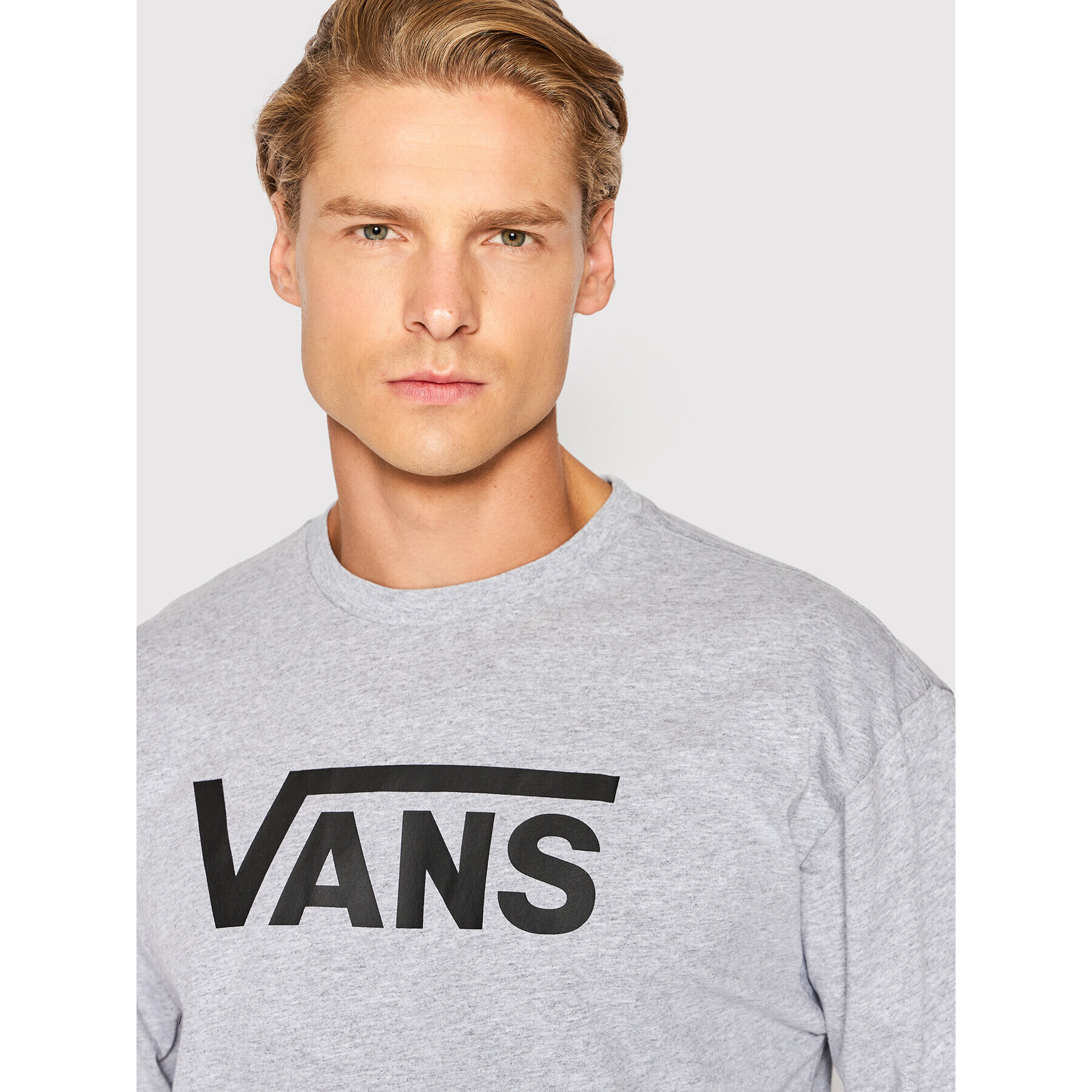 Vans Longsleeve Classic VN000K6H Gri Classic Fit - Pled.ro