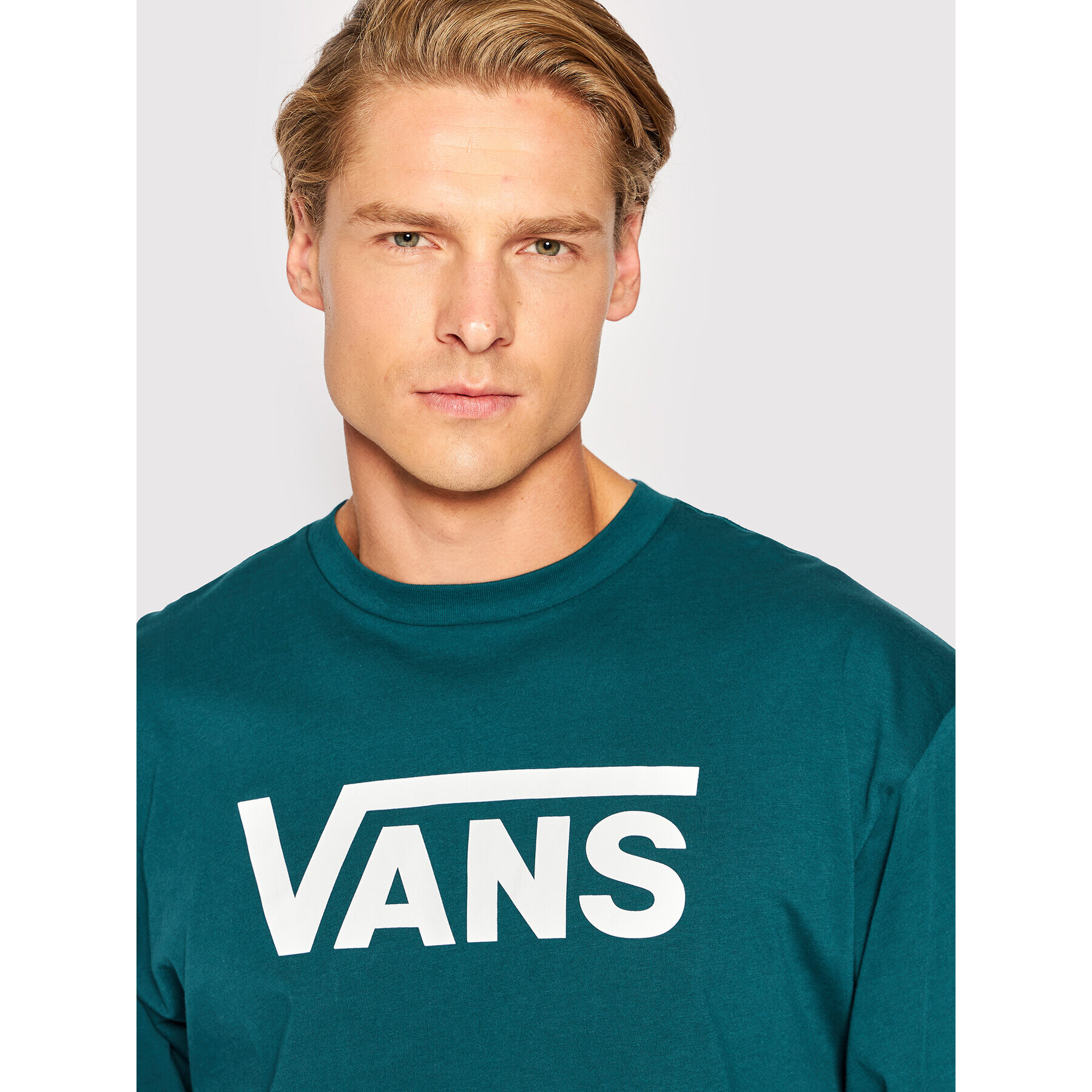 Vans Longsleeve Classic VN000K6H Verde Classic Fit - Pled.ro