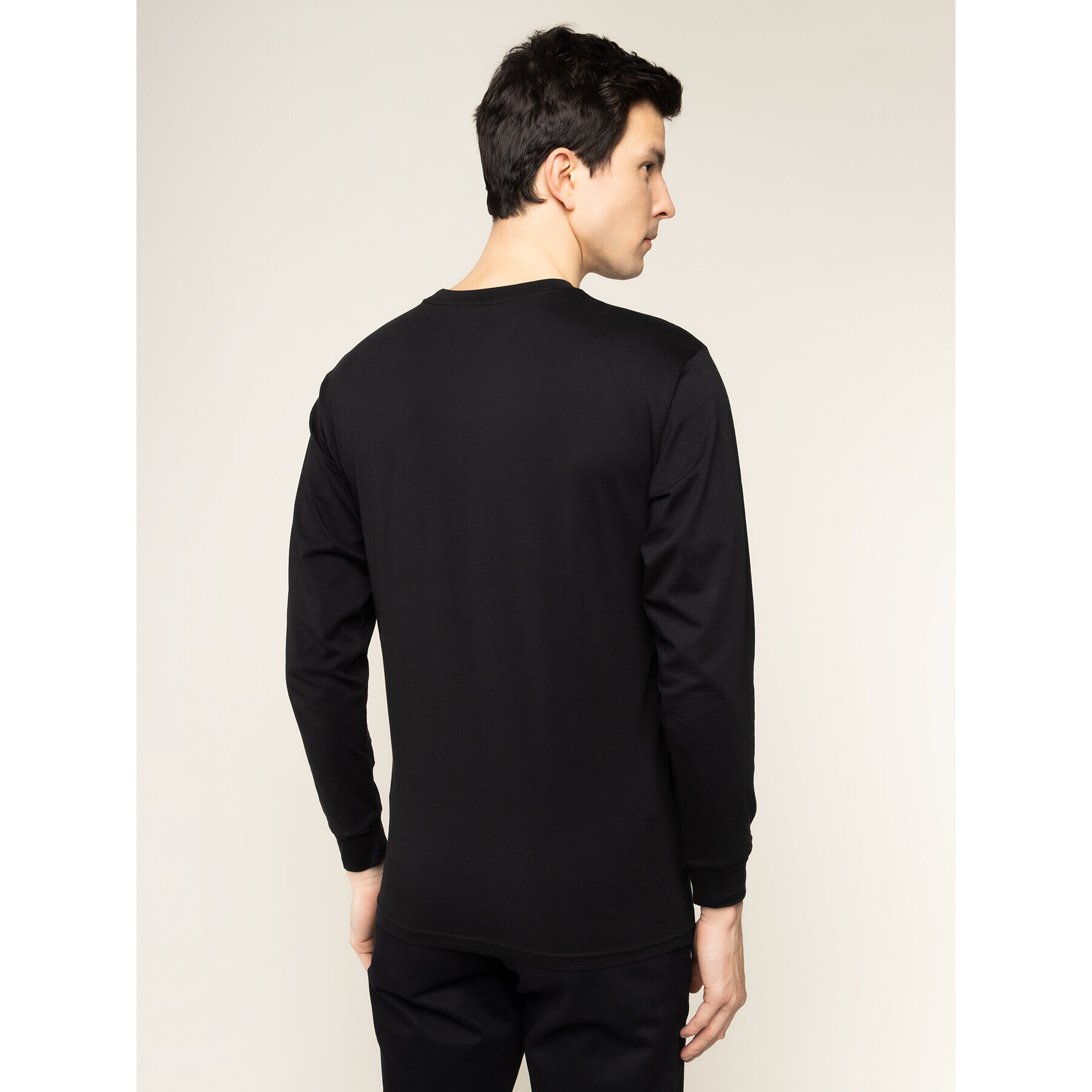 Vans Longsleeve Classic VN000K6HY281 Negru Classic Fit - Pled.ro