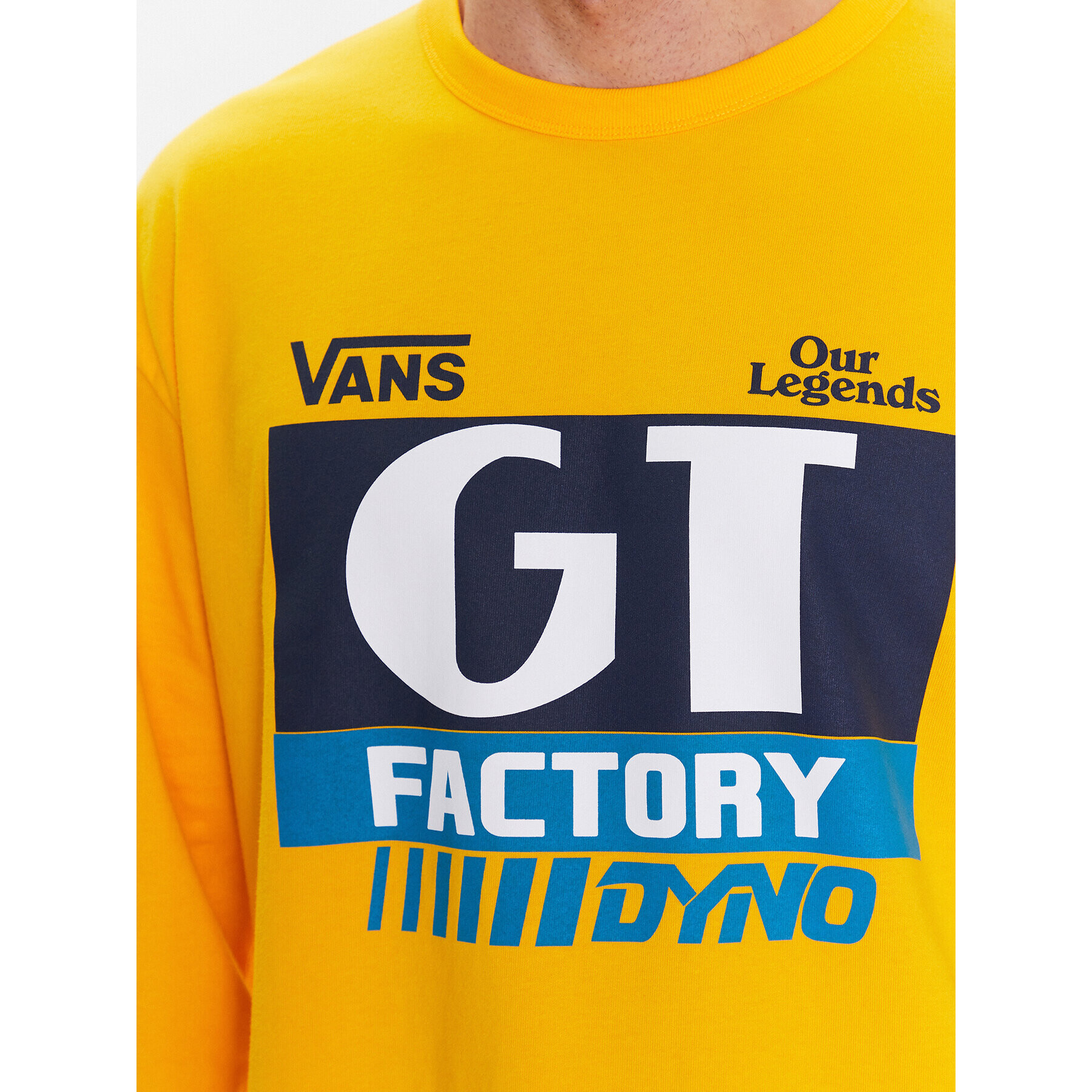 Vans Longsleeve Our Legends Vintage VN0008DA Galben Regular Fit - Pled.ro