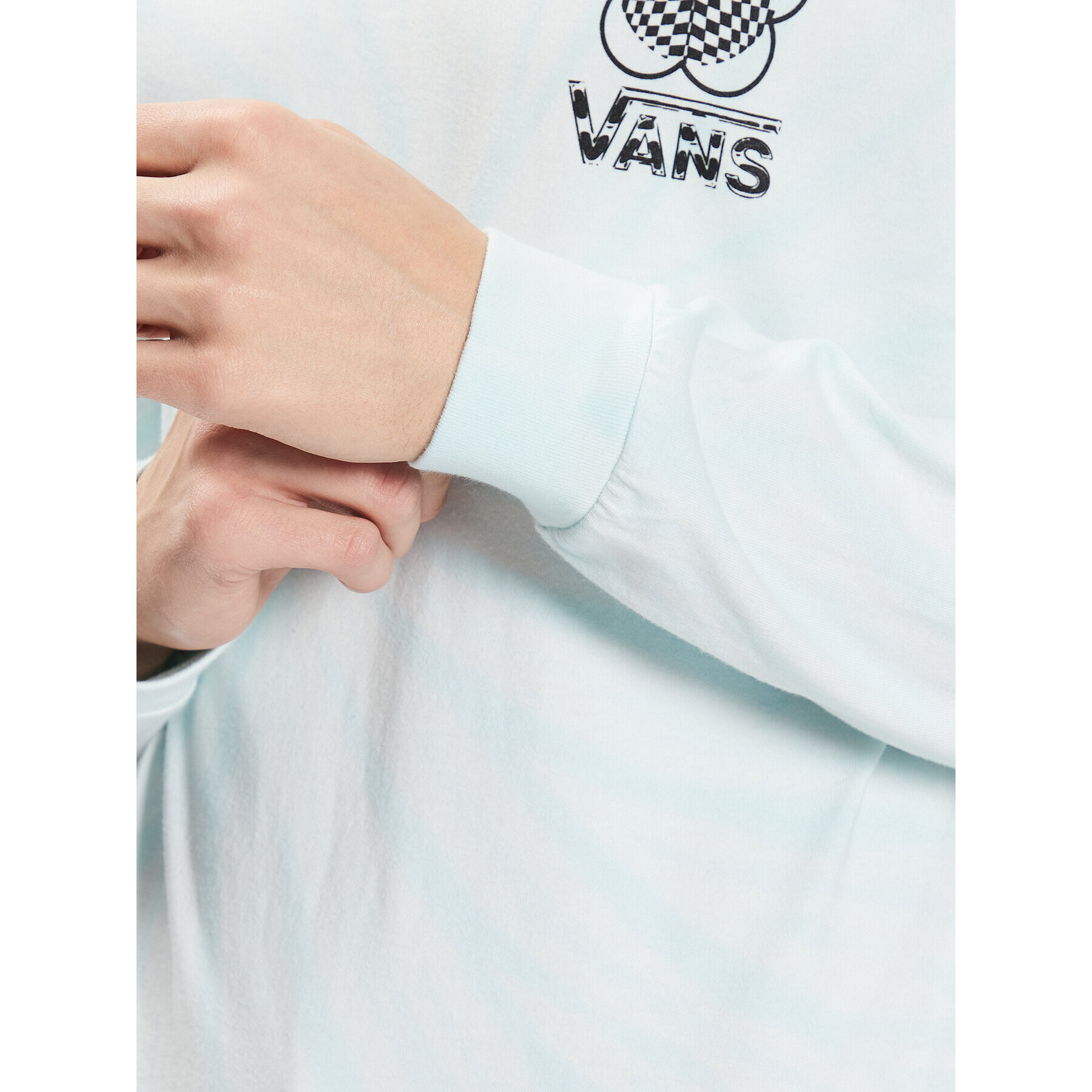 Vans Longsleeve Scattered VN0006DH Albastru Regular Fit - Pled.ro