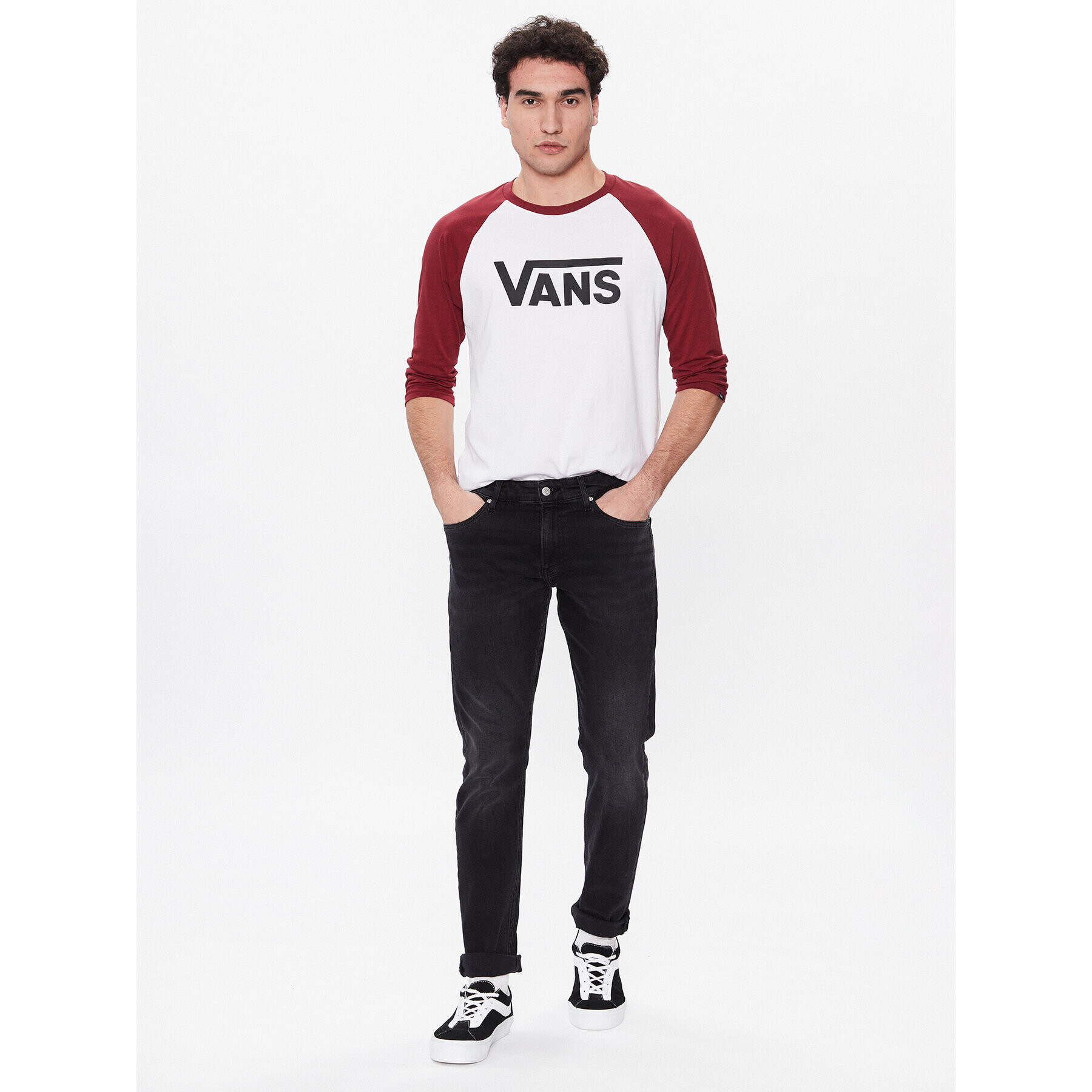 Vans Longsleeve VN0002QQ Colorat Slim Fit - Pled.ro