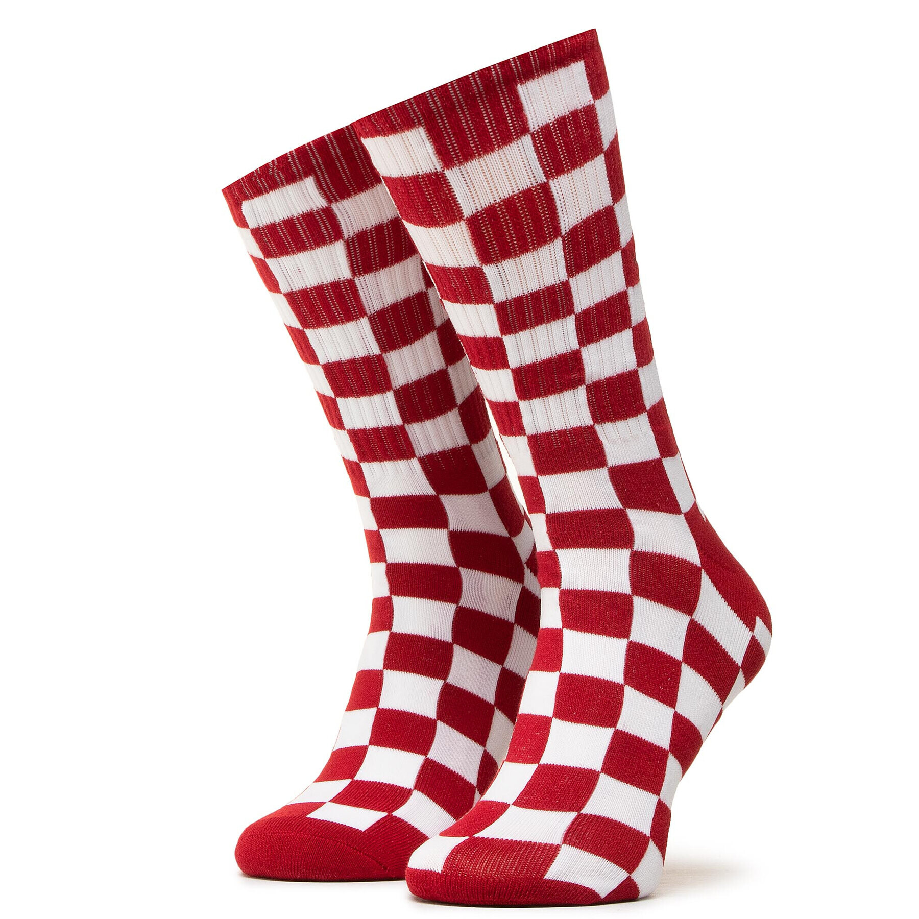 Vans Șosete Lungi de Damă Checkerboard Crew VN0A3H3NRLM1 r.385/42 Roșu - Pled.ro