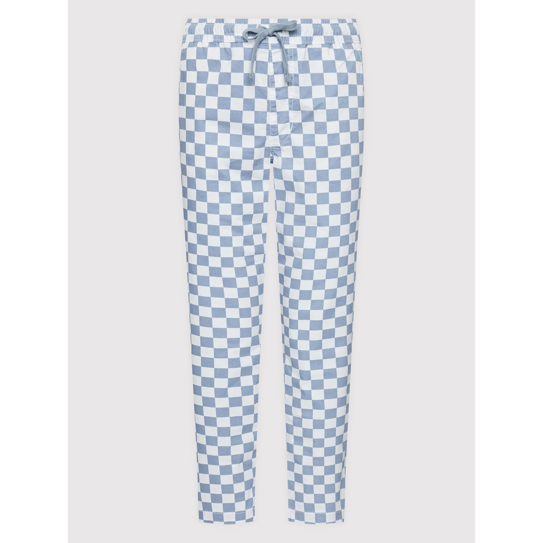 Vans Pantaloni din material Range Print VN0A7RPB Albastru Relaxed Fit - Pled.ro