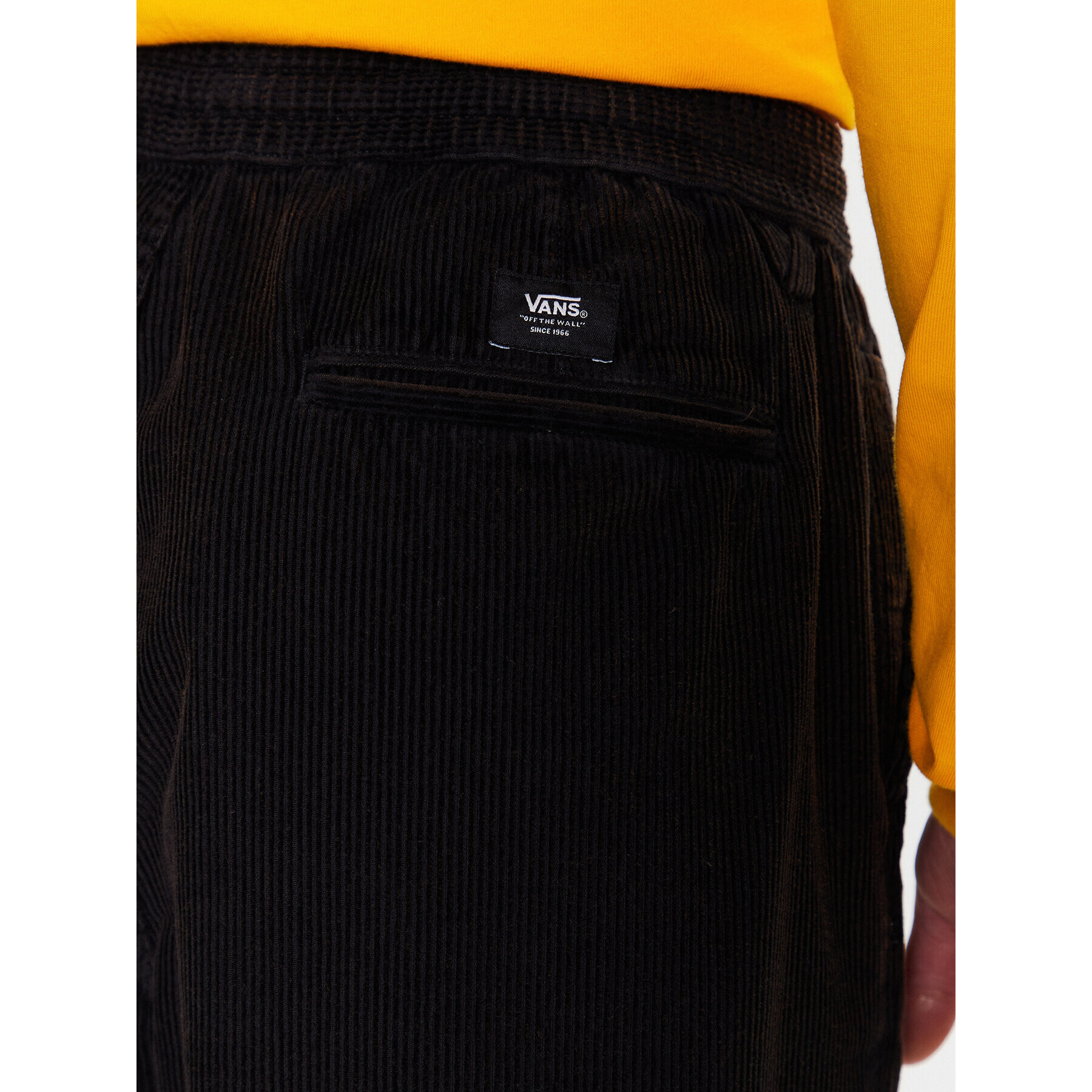 Vans Pantaloni din material Range VN0008KG Negru Baggy Fit - Pled.ro