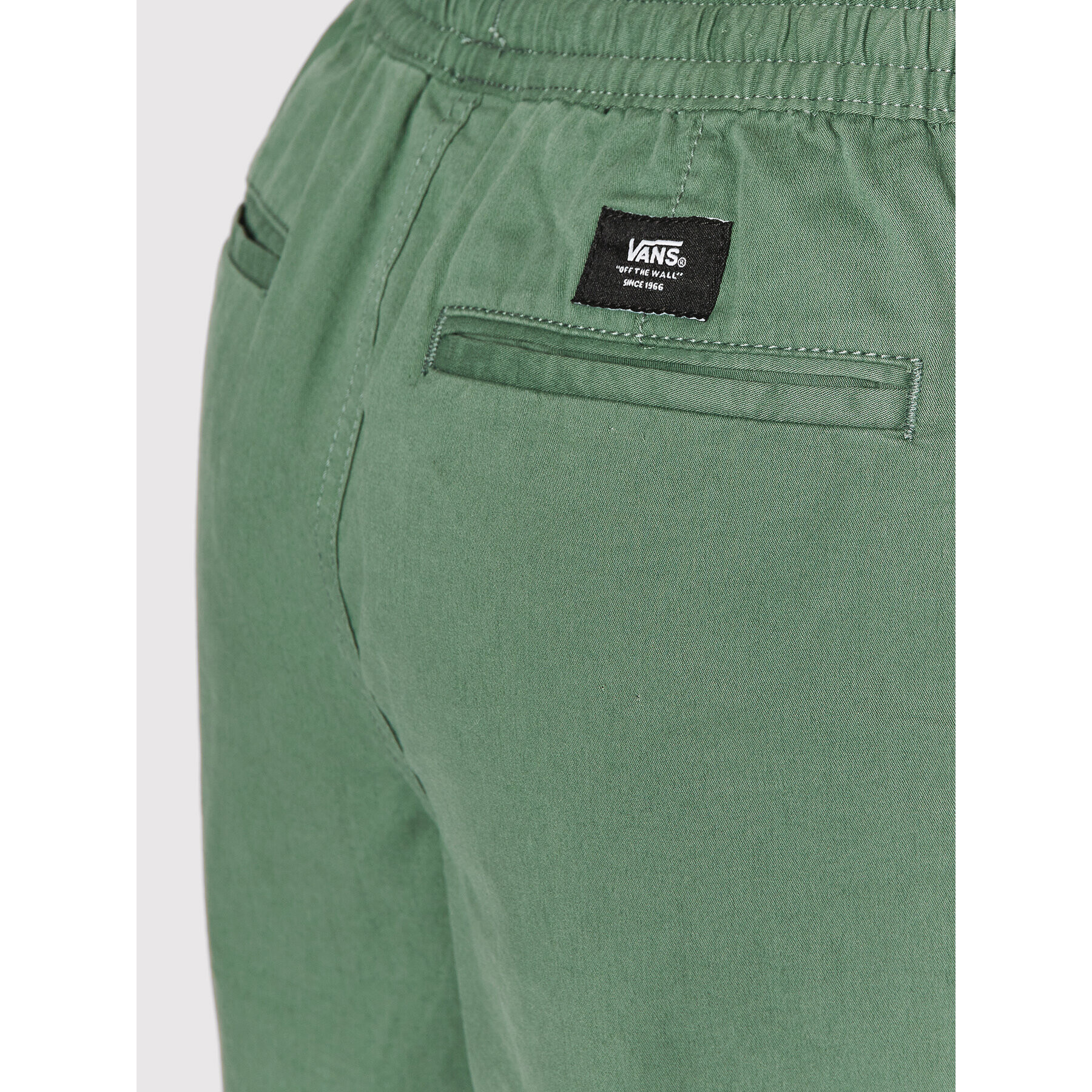 Vans Pantaloni din material Range VN0A7RMP Verde Relaxed Fit - Pled.ro