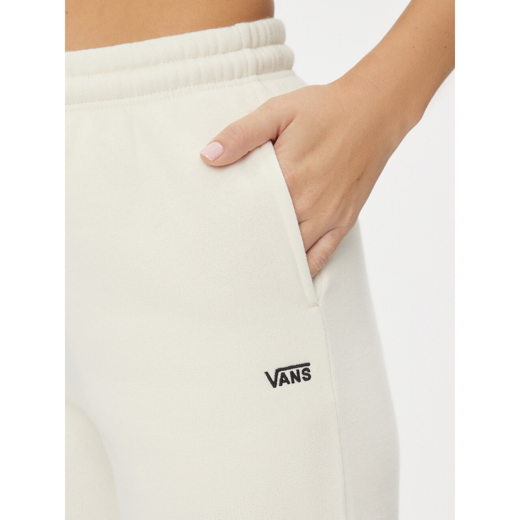 Vans Pantaloni trening Comfycush Relaxed Sweatpant VN0A7ROXFS81 Écru Relaxed Fit - Pled.ro