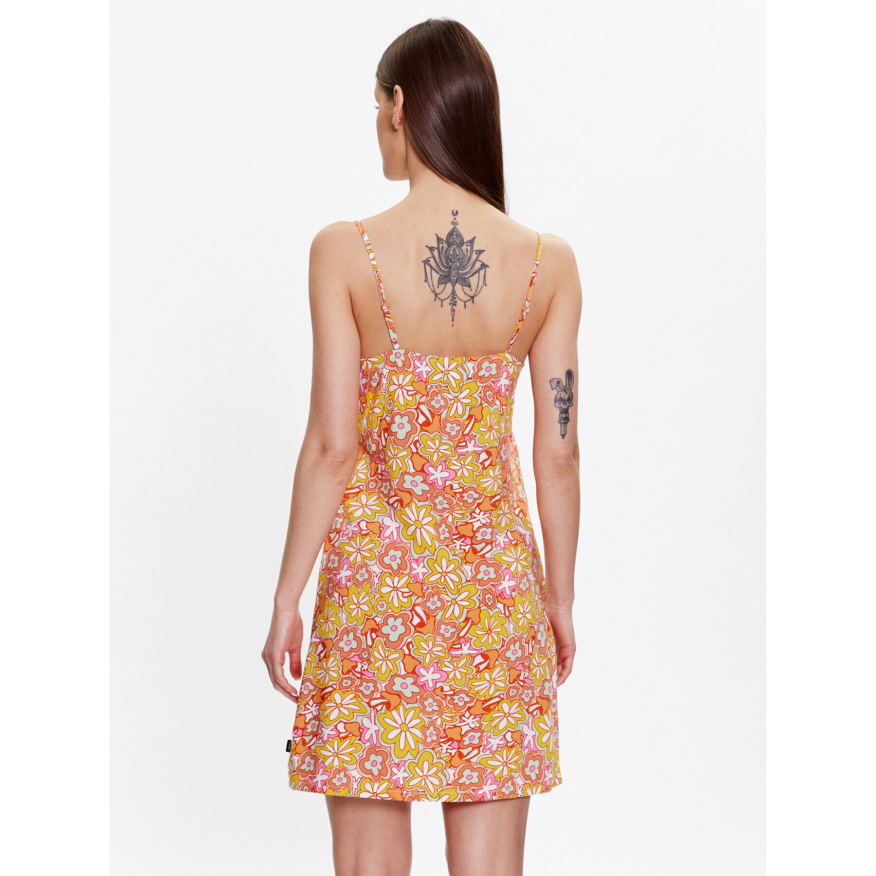 Vans Rochie de vară Resort Floral VN00046N Portocaliu Regular Fit - Pled.ro