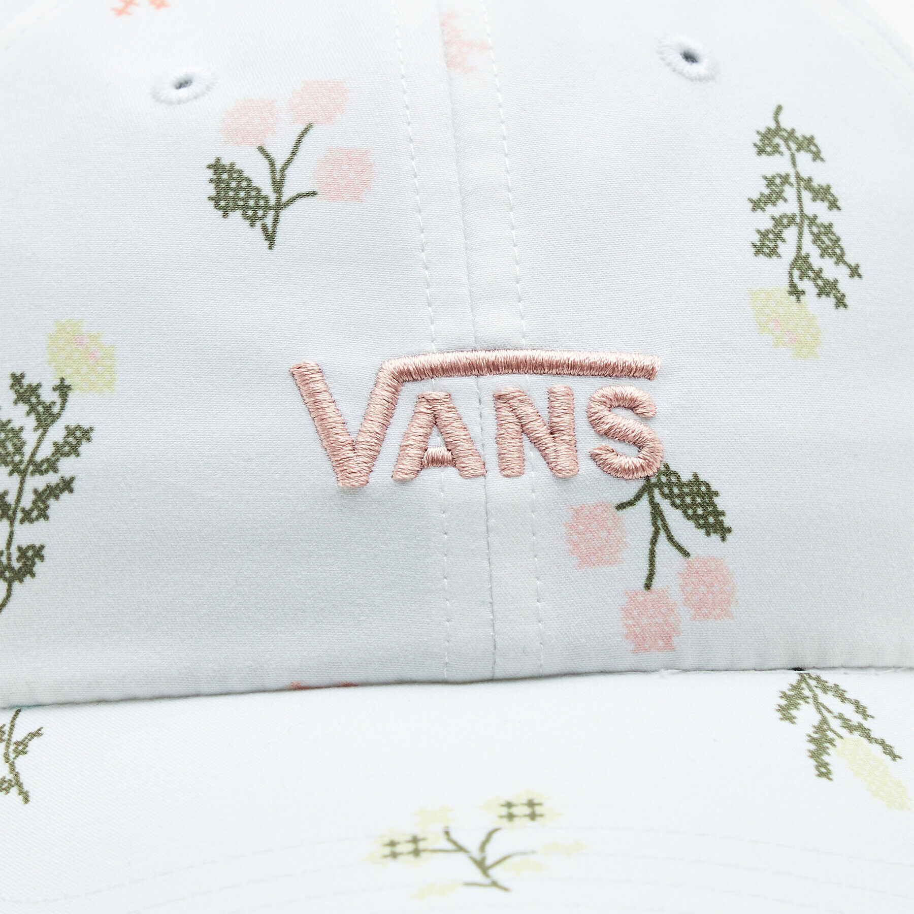 Vans Șapcă Wm Court Side Printed Hat VN0A34GRBRP1 Écru - Pled.ro