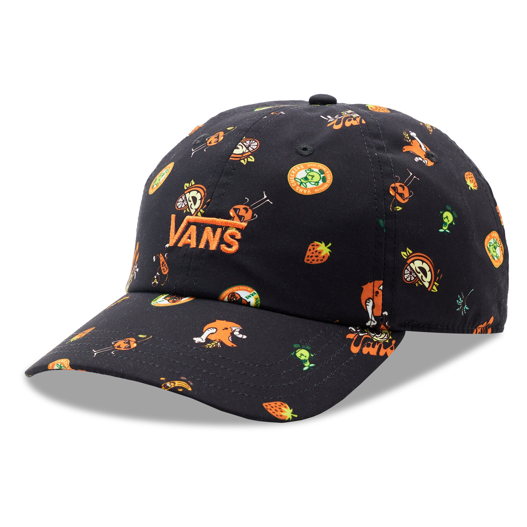 Vans Șapcă Wm Court Side Printed Hat VN0A34GRZVA1 Negru - Pled.ro