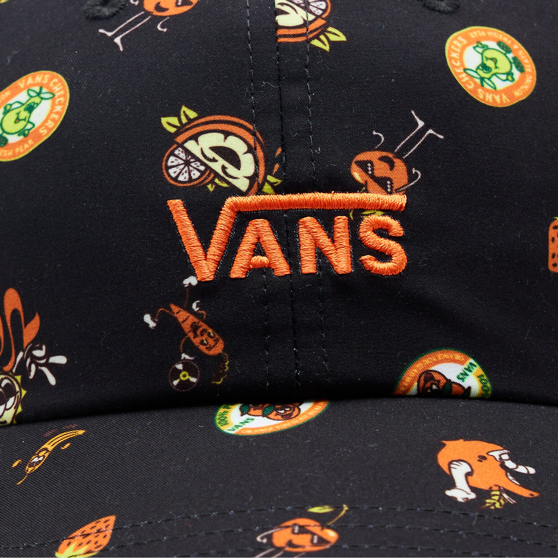 Vans Șapcă Wm Court Side Printed Hat VN0A34GRZVA1 Negru - Pled.ro