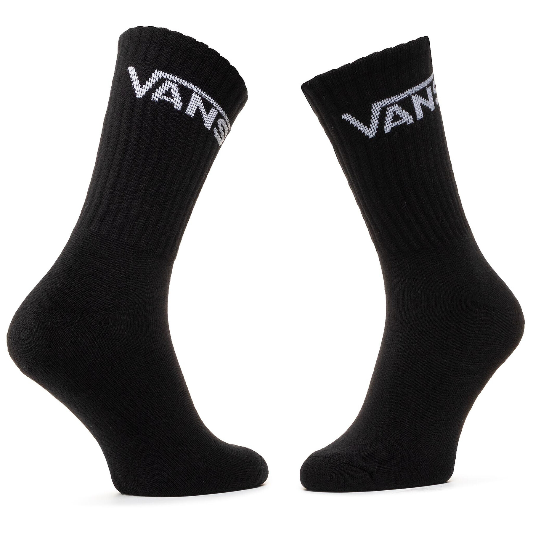 Vans Set de 3 perechi de șosete medii unisex Mn Classic Crew VN000XRZ95Y1 Negru - Pled.ro