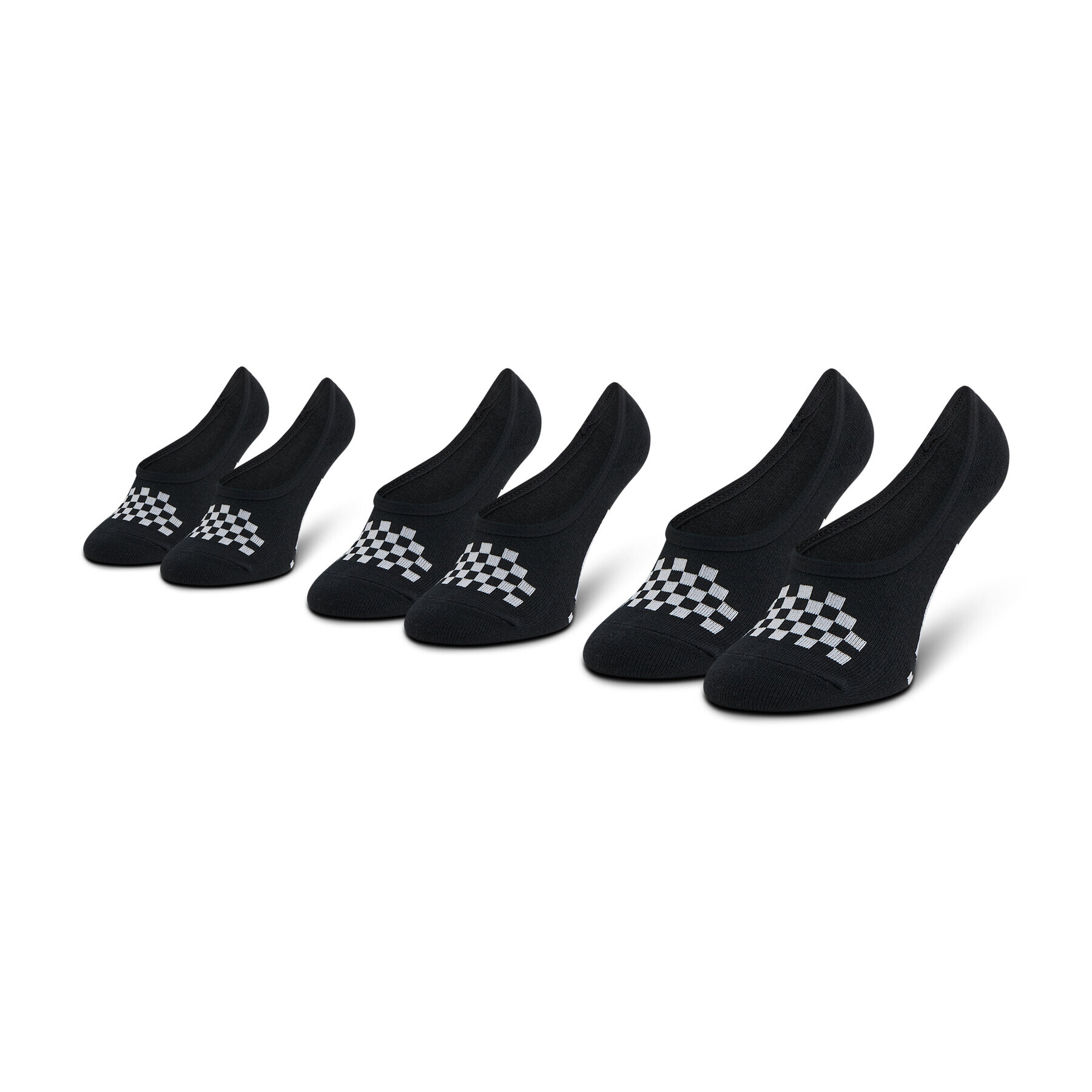 Vans Set de 3 perechi de șosete scurte pentru copii Classic Canoodle VN0A48HCY281 Negru - Pled.ro