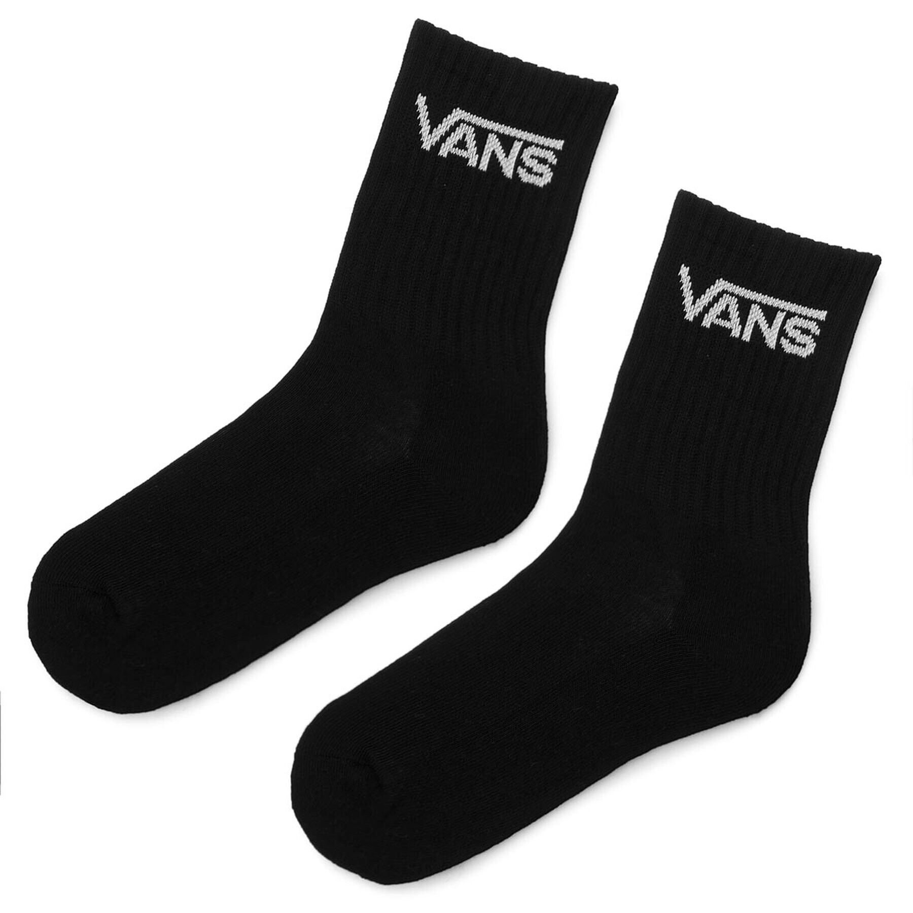 Vans Set de 3 perechi de șosete lungi de damă By Classic Crew VXNQBLK Negru - Pled.ro