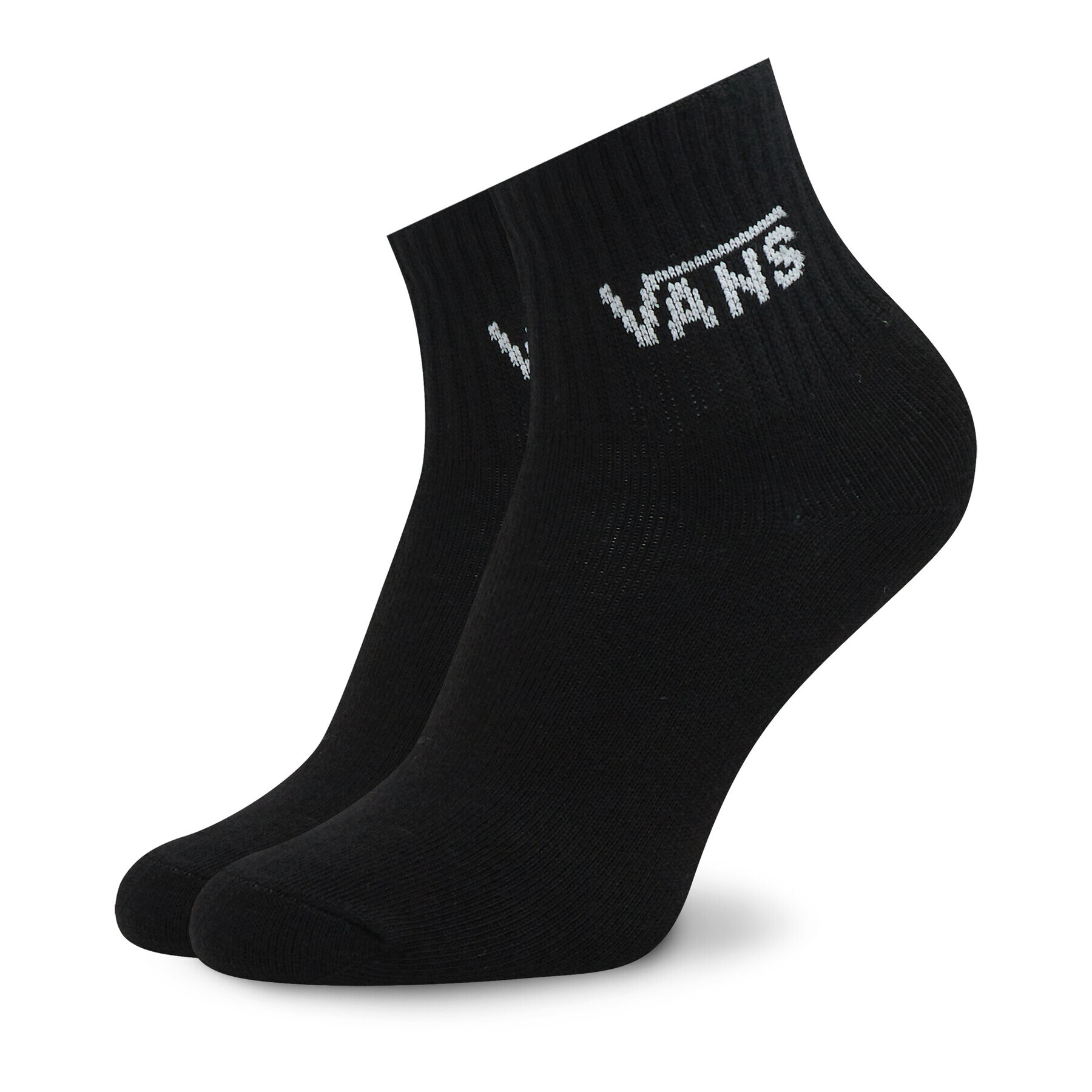 Vans Set de 3 perechi de șosete lungi de damă Half Crew Sock VN00073EIZH1 Negru - Pled.ro