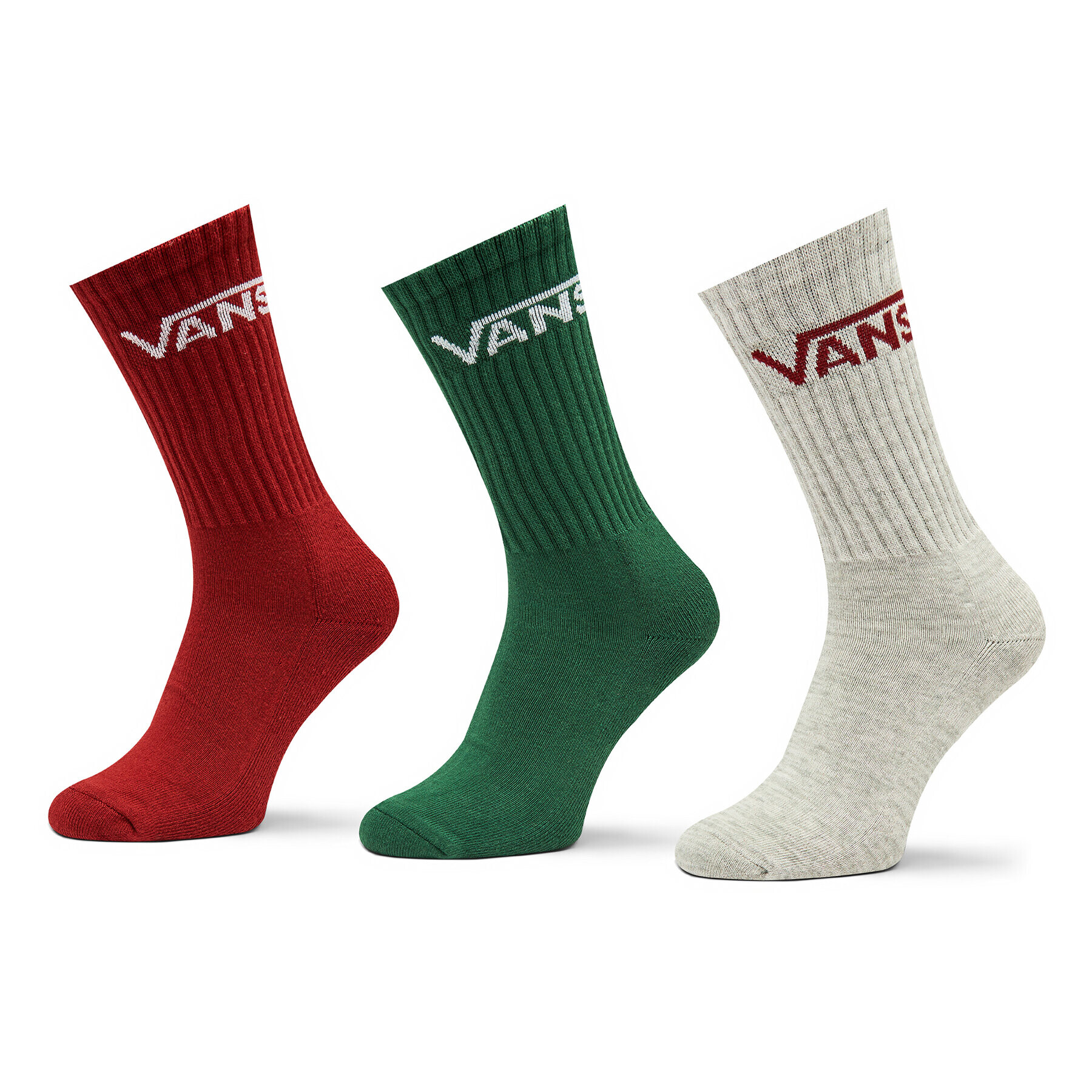 Vans Set de 3 perechi de șosete lungi pentru bărbați Classic Crew VN000XRZ07W1 Colorat - Pled.ro