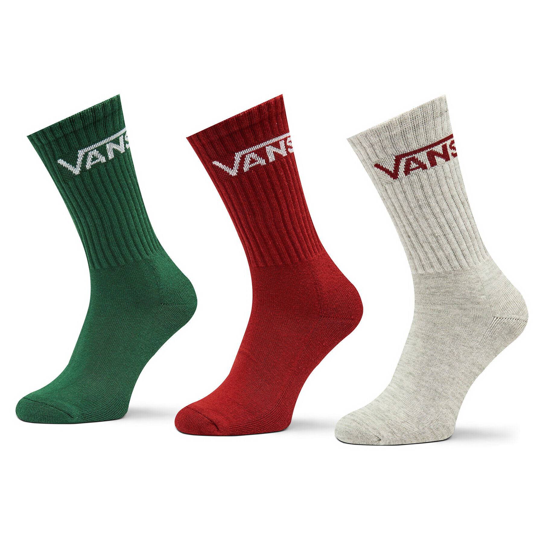 Vans Set de 3 perechi de șosete lungi pentru bărbați Classic Crew VN000XSE07W1 Colorat - Pled.ro