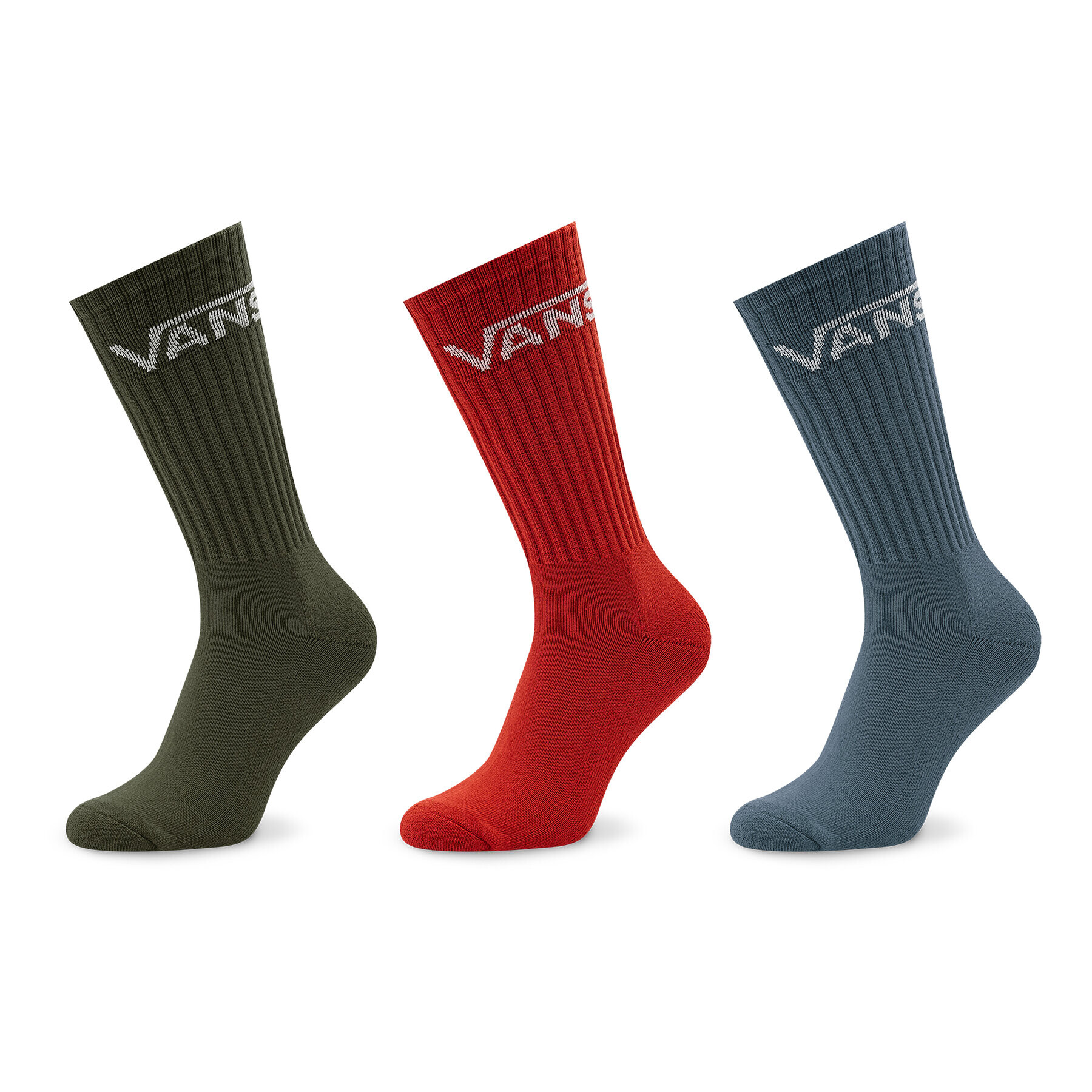 Vans Set de 3 perechi de șosete lungi pentru bărbați Classic Crew VN000XSE6UA1 Colorat - Pled.ro