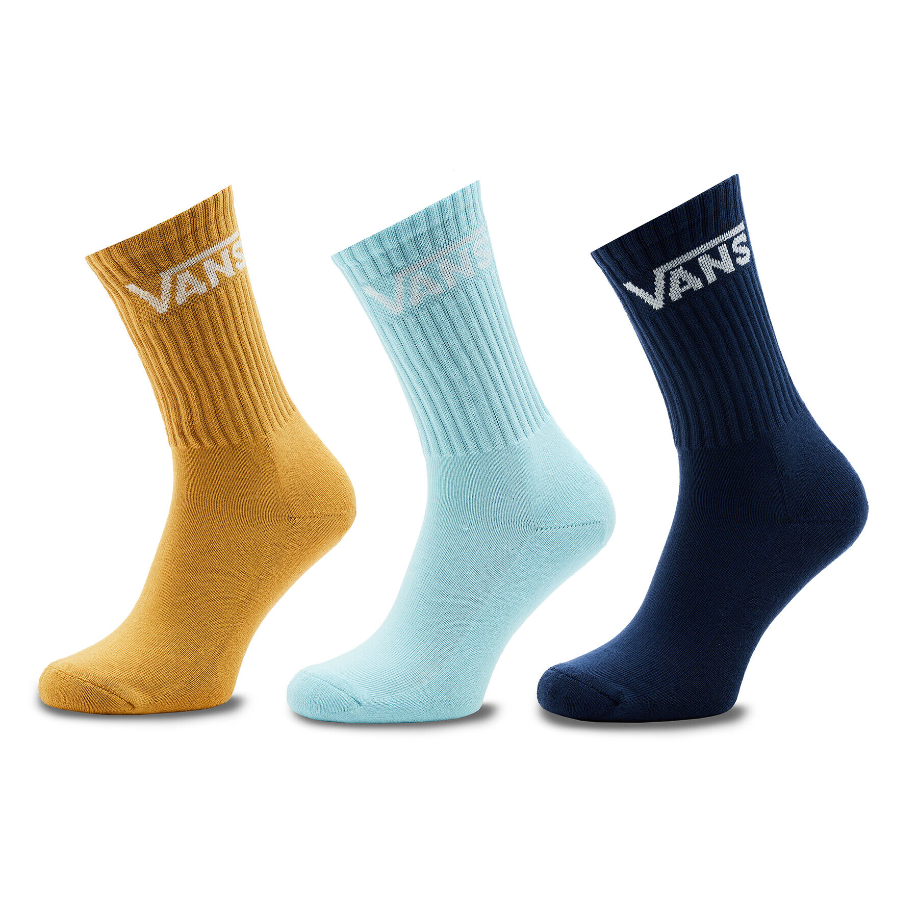 Vans Set de 3 perechi de șosete lungi pentru bărbați Mn Classic Crew (6.5-9 3pk) VN000XRZG4O1 Colorat - Pled.ro