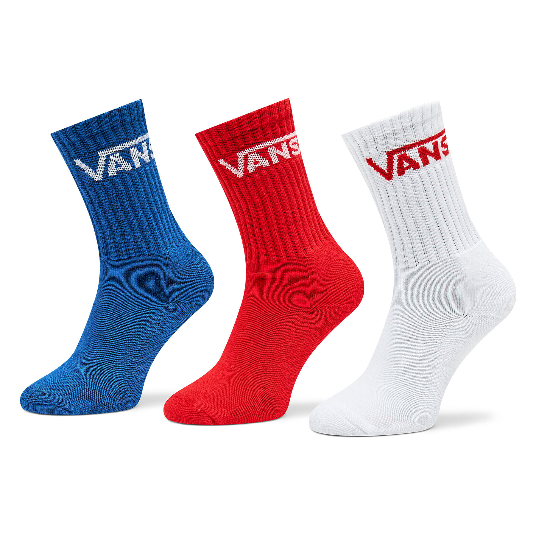 Vans Set de 3 perechi de șosete lungi pentru copii Classic Crew VN000XNQBWH1 Colorat - Pled.ro