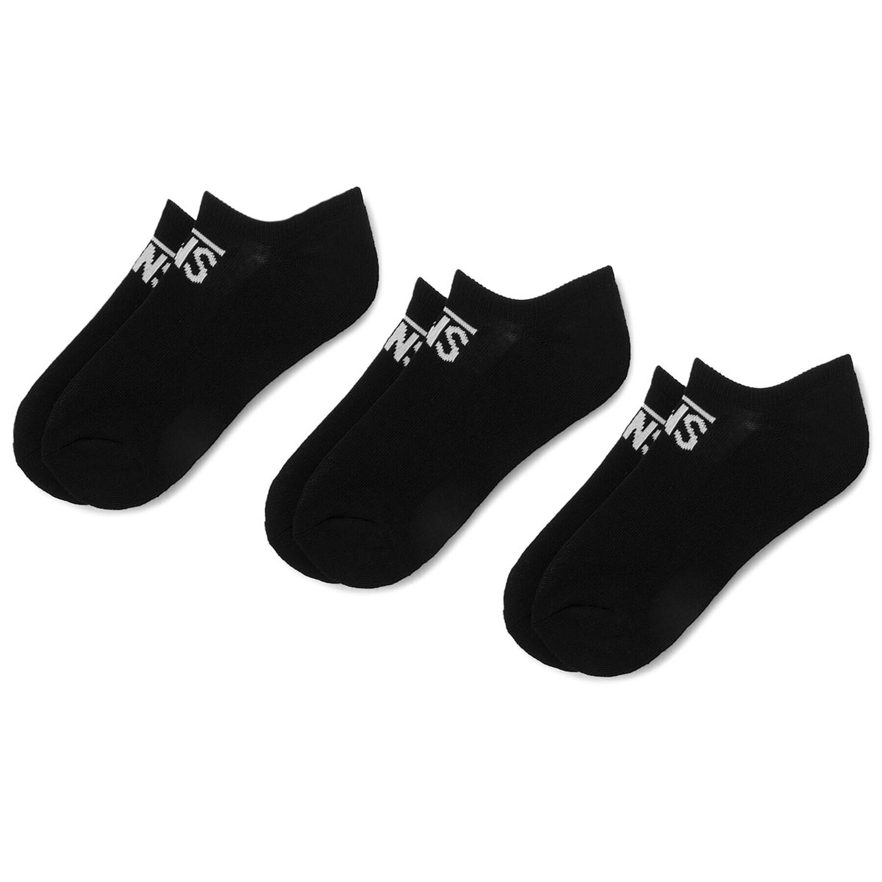 Vans Set de 3 perechi de șosete medii de damă Classic Kick VN000XNRBLK Negru - Pled.ro