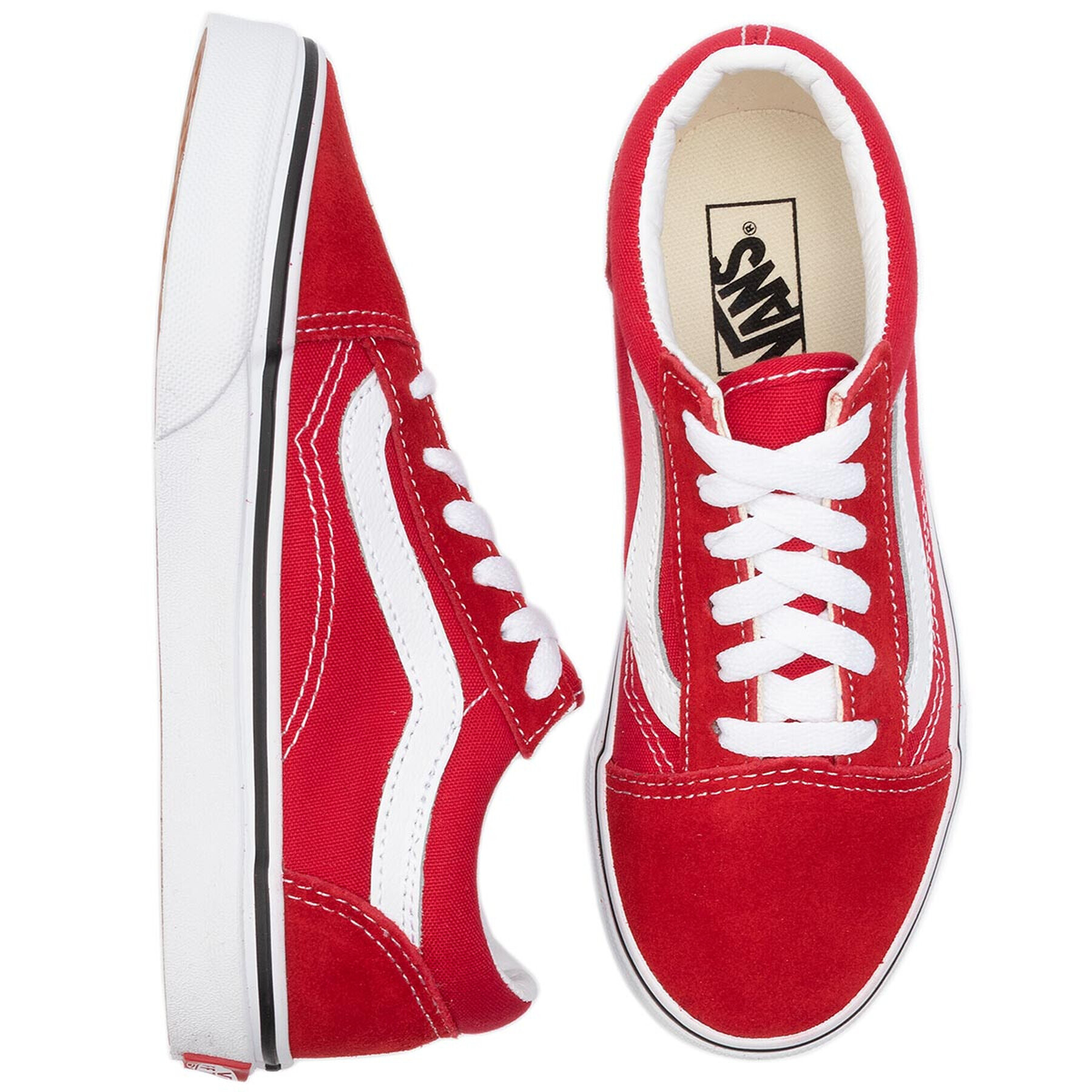 Vans Teniși Old Skool VN0A4BUUJV61 Roșu - Pled.ro